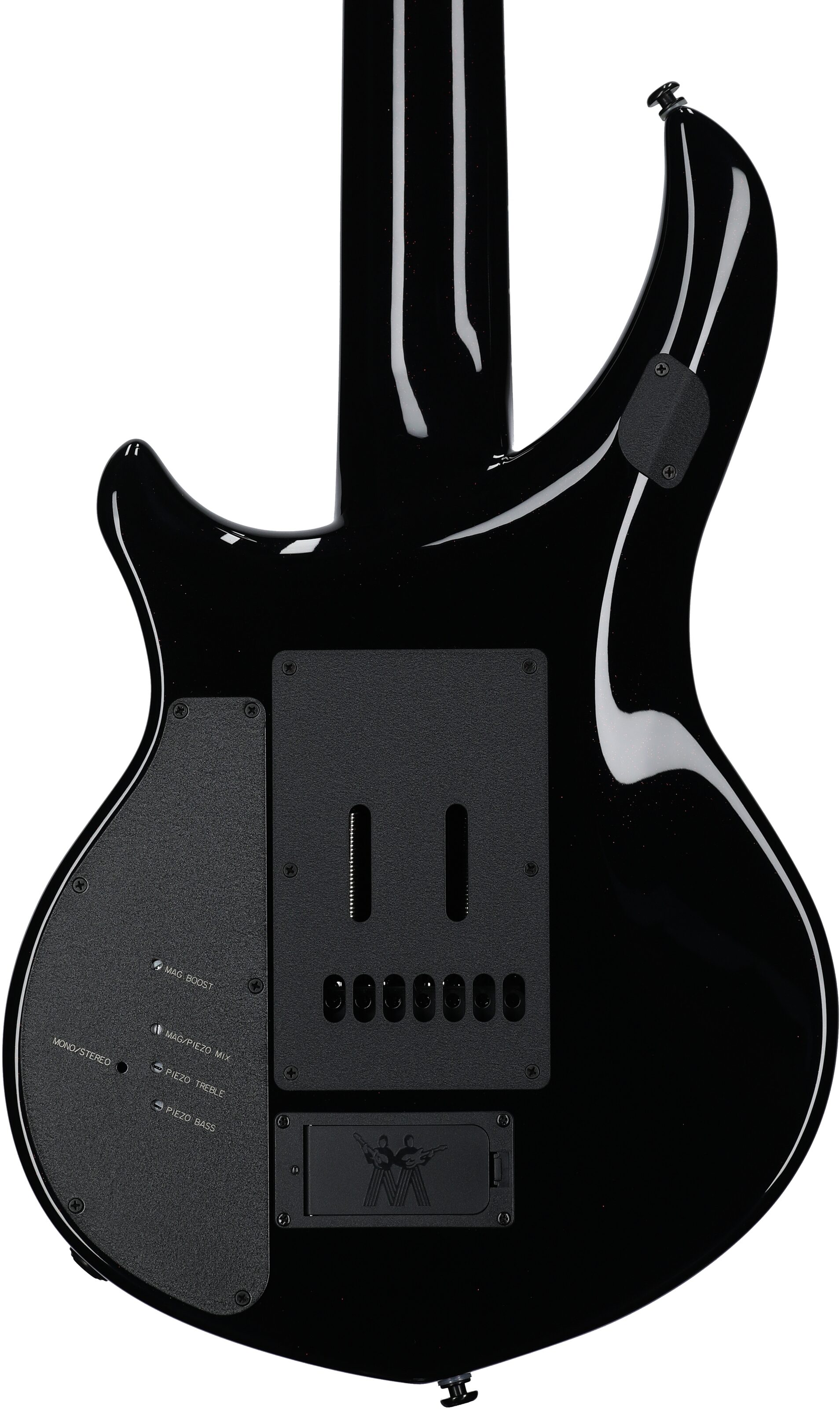 Ernie Ball Music Man John Petrucci Majesty 7-String Electric Guitar (with Case), Sanguine, Serial Number M016094, Body Straight Back