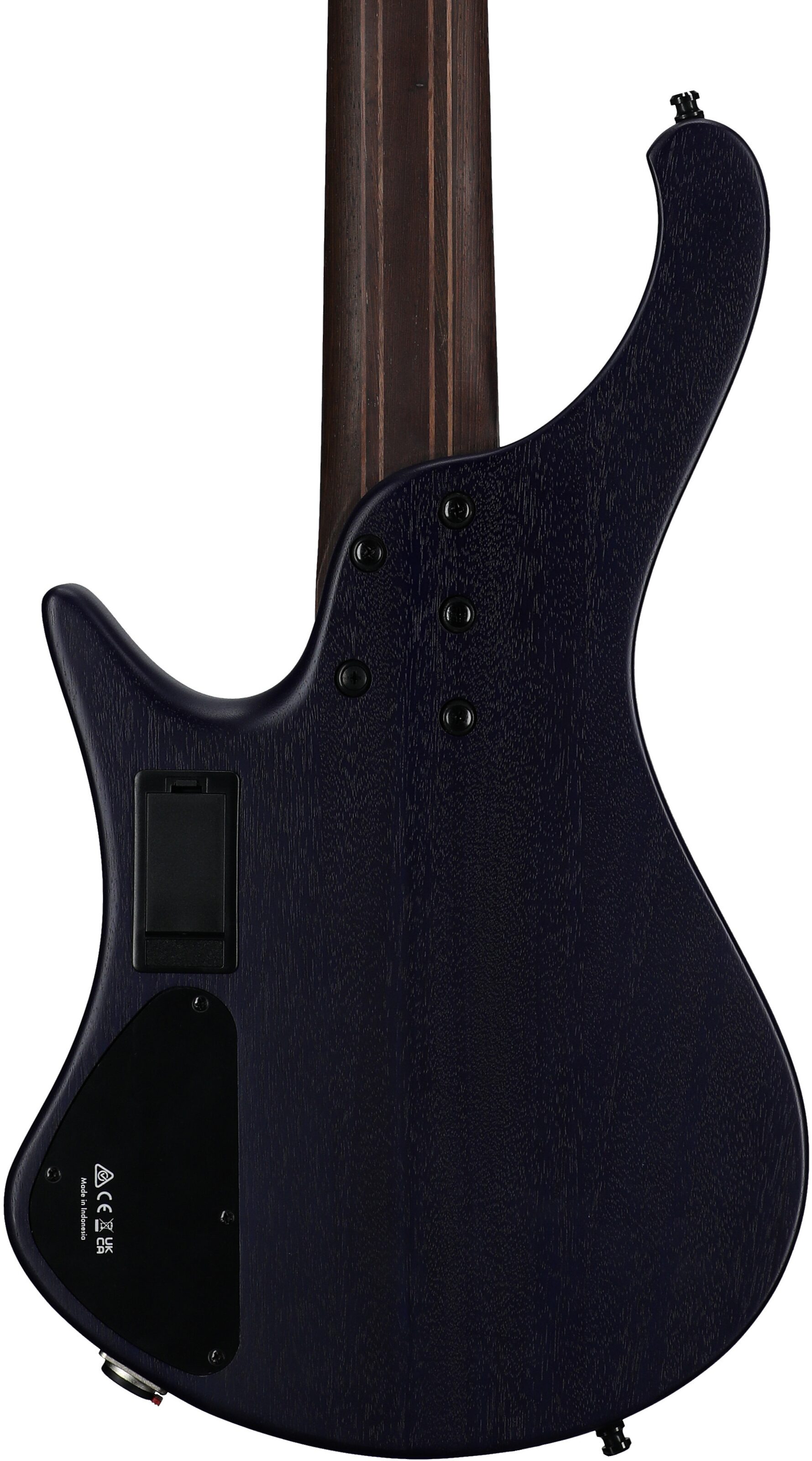 Ibanez EHB1505MS Bass Guitar, 5-String (with Gig Bag), Pacific Blue Burst, Serial Number 211P01I221008010, Body Straight Back