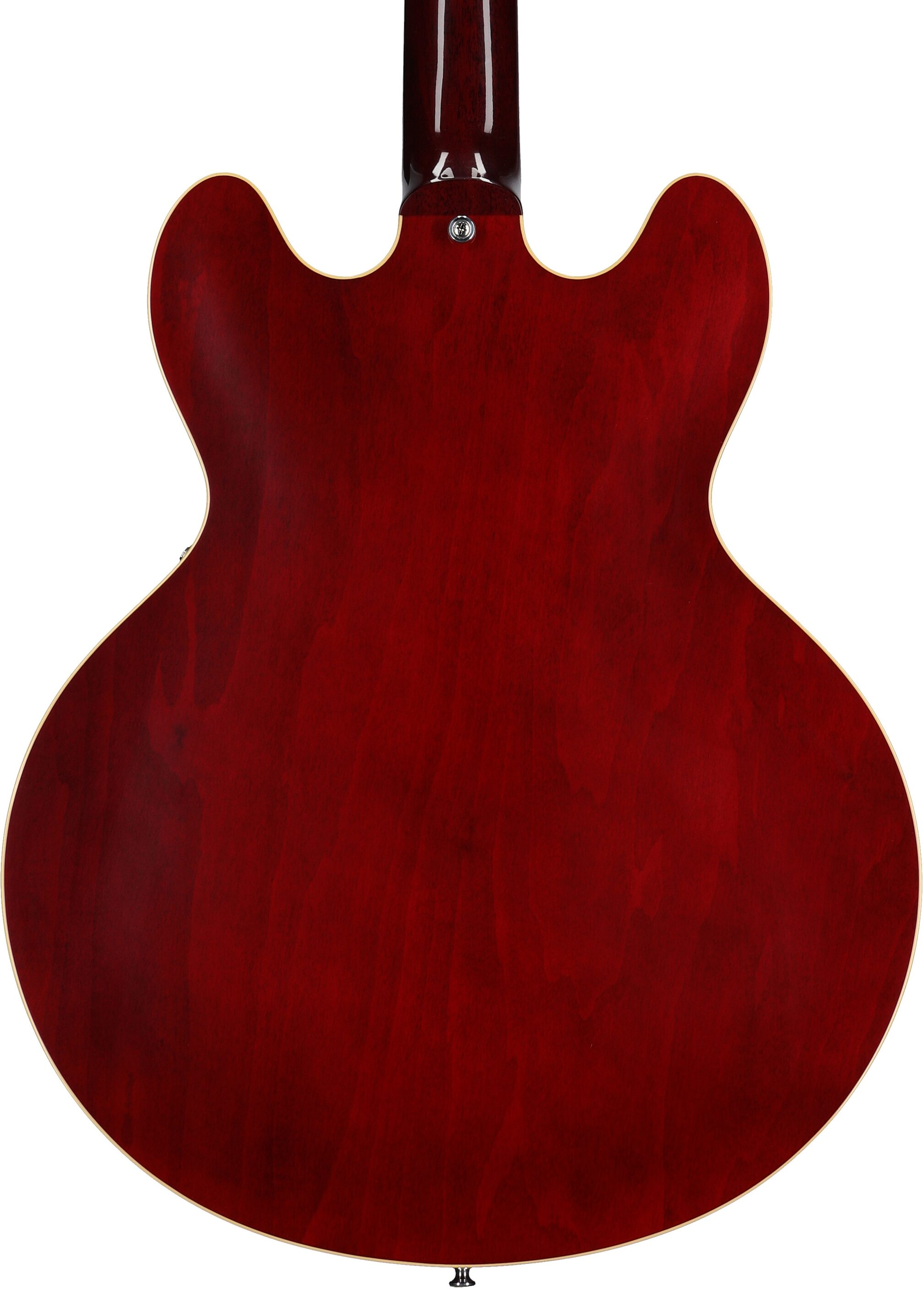 Gibson Custom '64 ES-335 Reissue VOS Electric Guitar (with Case), 60s Cherry, Serial Number 130516, Body Straight Back