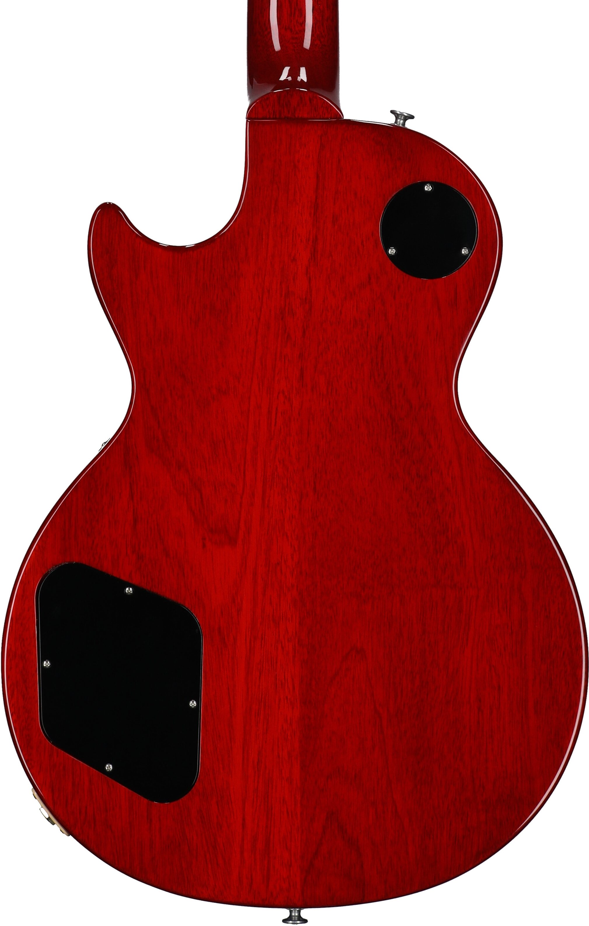 Gibson Exclusive '60s Les Paul Standard AAA Flame Top Electric Guitar (with Case), Bourbon Burst, Serial Number 210930373, Body Straight Back