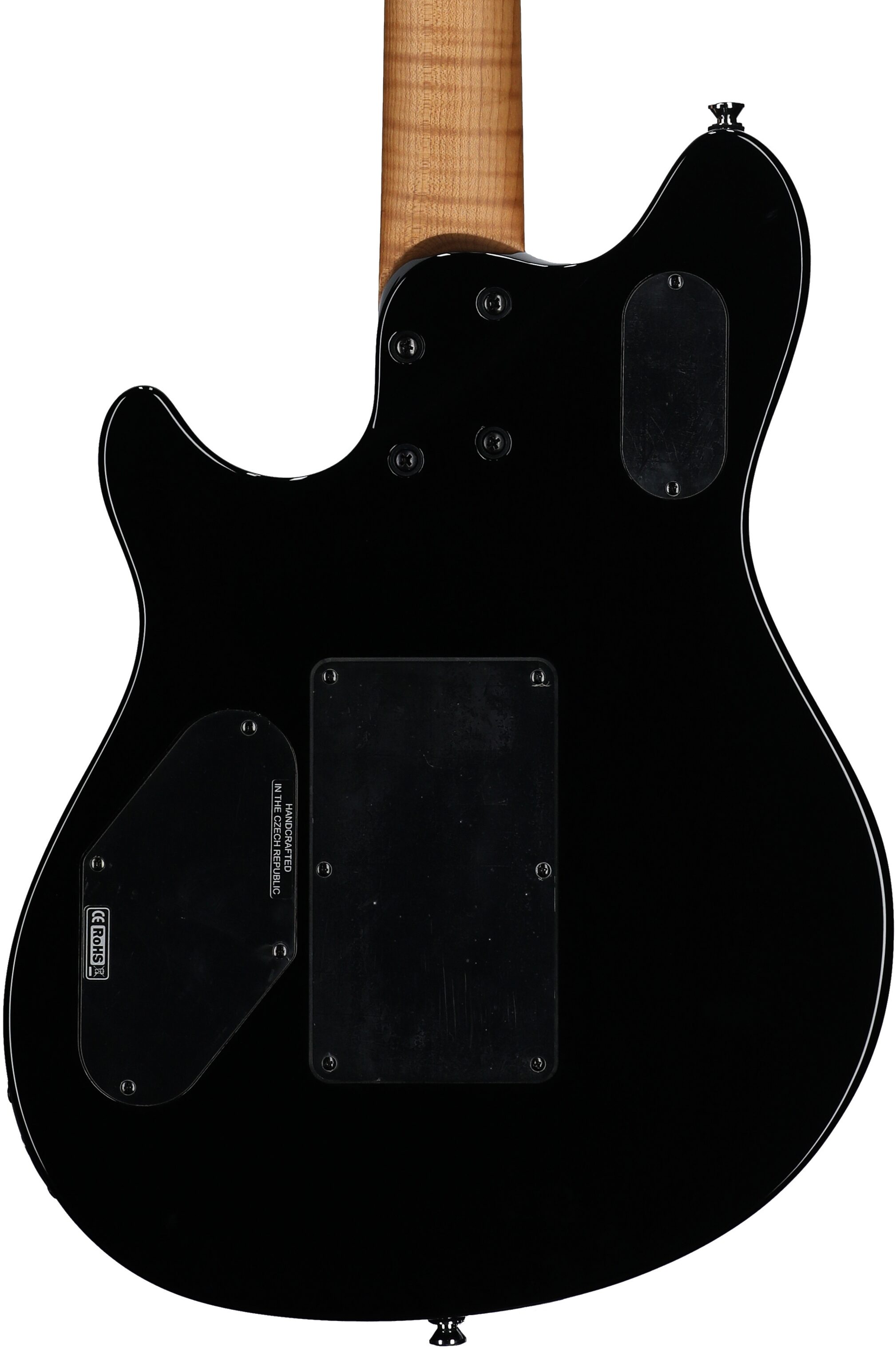 Peavey HP 2 Electric Guitar (with Case), Transparent Blue, Serial Number 0ARCDA00909, Body Straight Back
