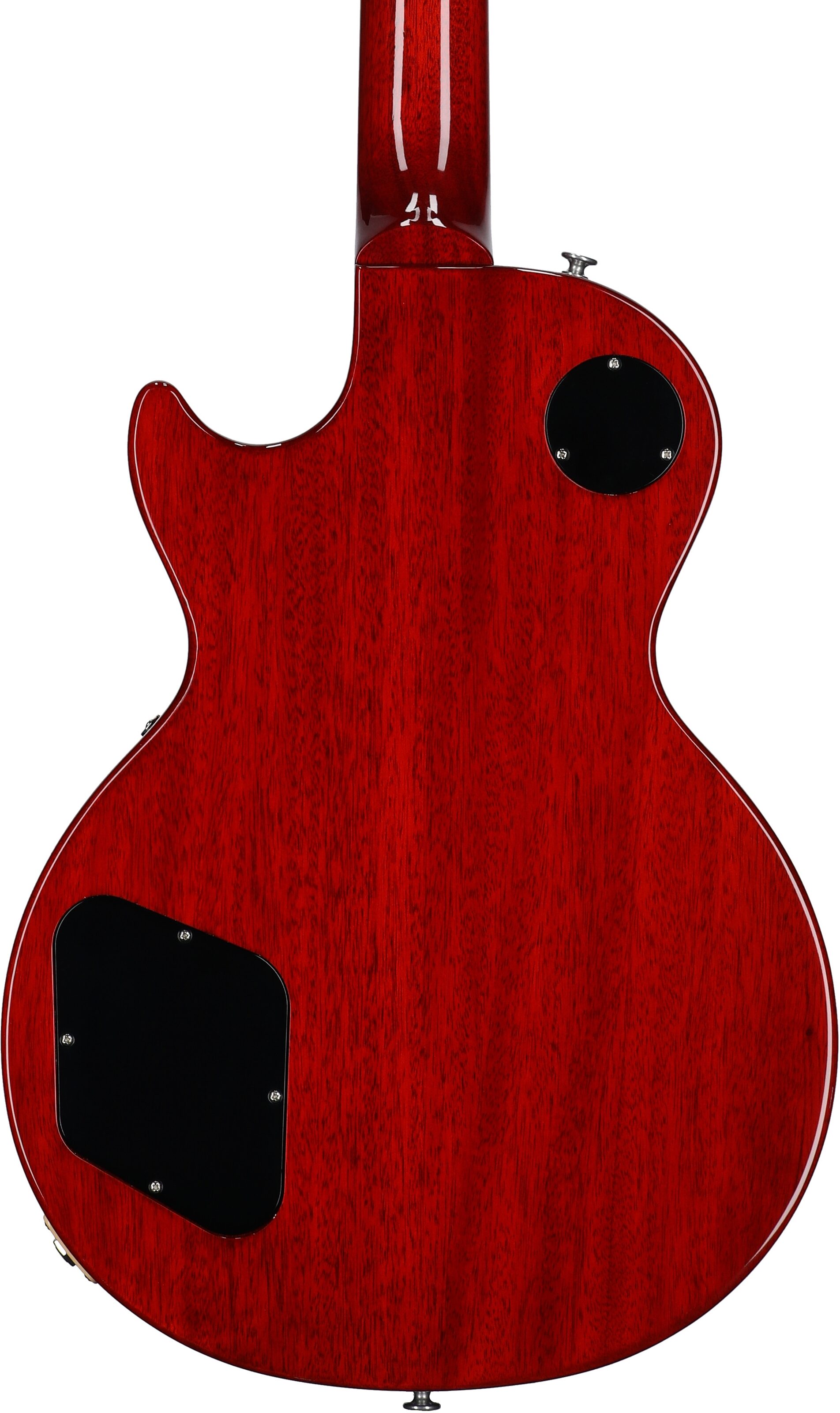 Gibson Les Paul Standard 50s Custom Color Electric Guitar, Figured Top (with Case), Cherry, Serial Number 223630140, Body Straight Back