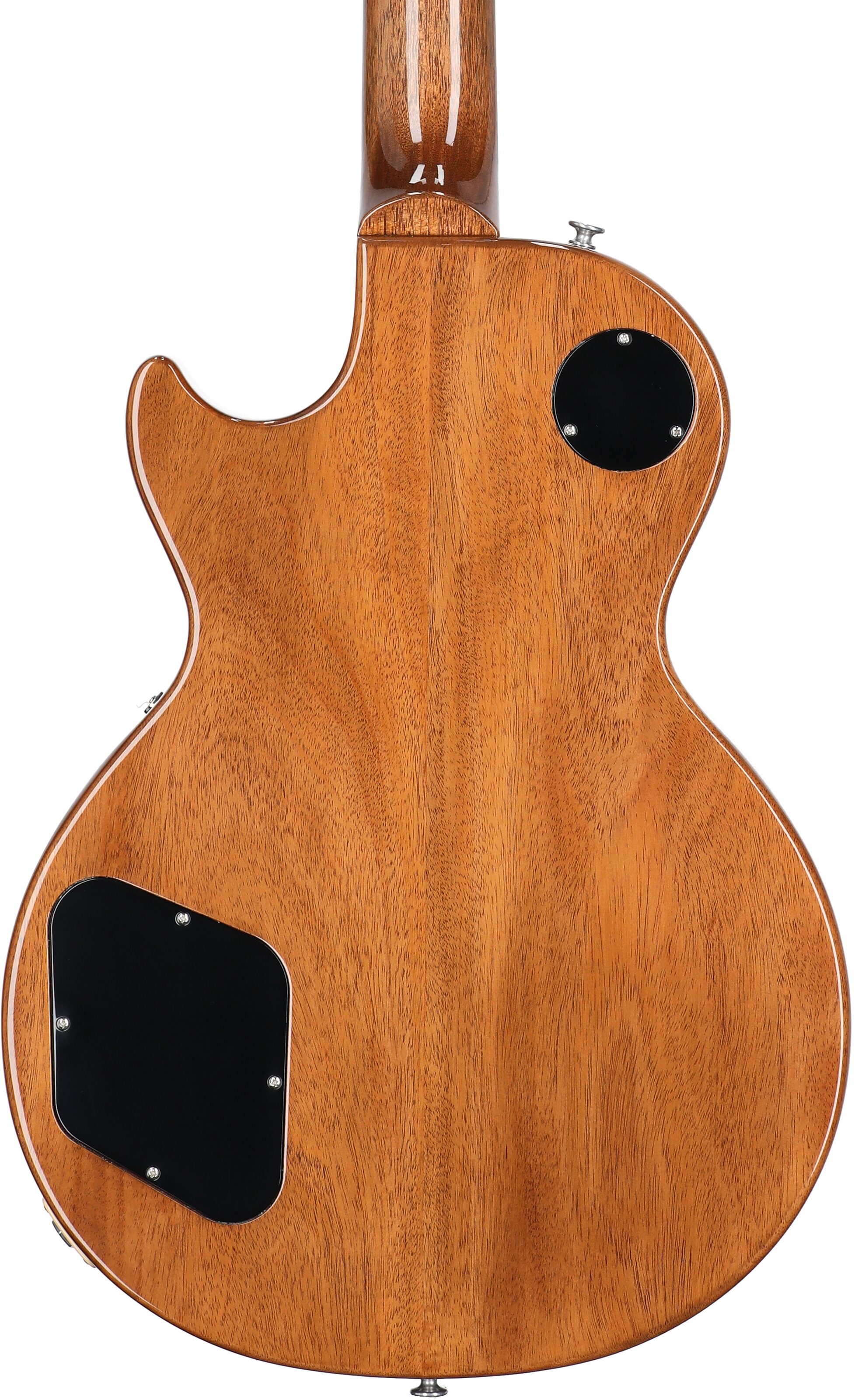 Gibson Les Paul Standard 50s Custom Color Electric Guitar, Figured Top (with Case), Honey Amber, Serial Number 222930305, Body Straight Back