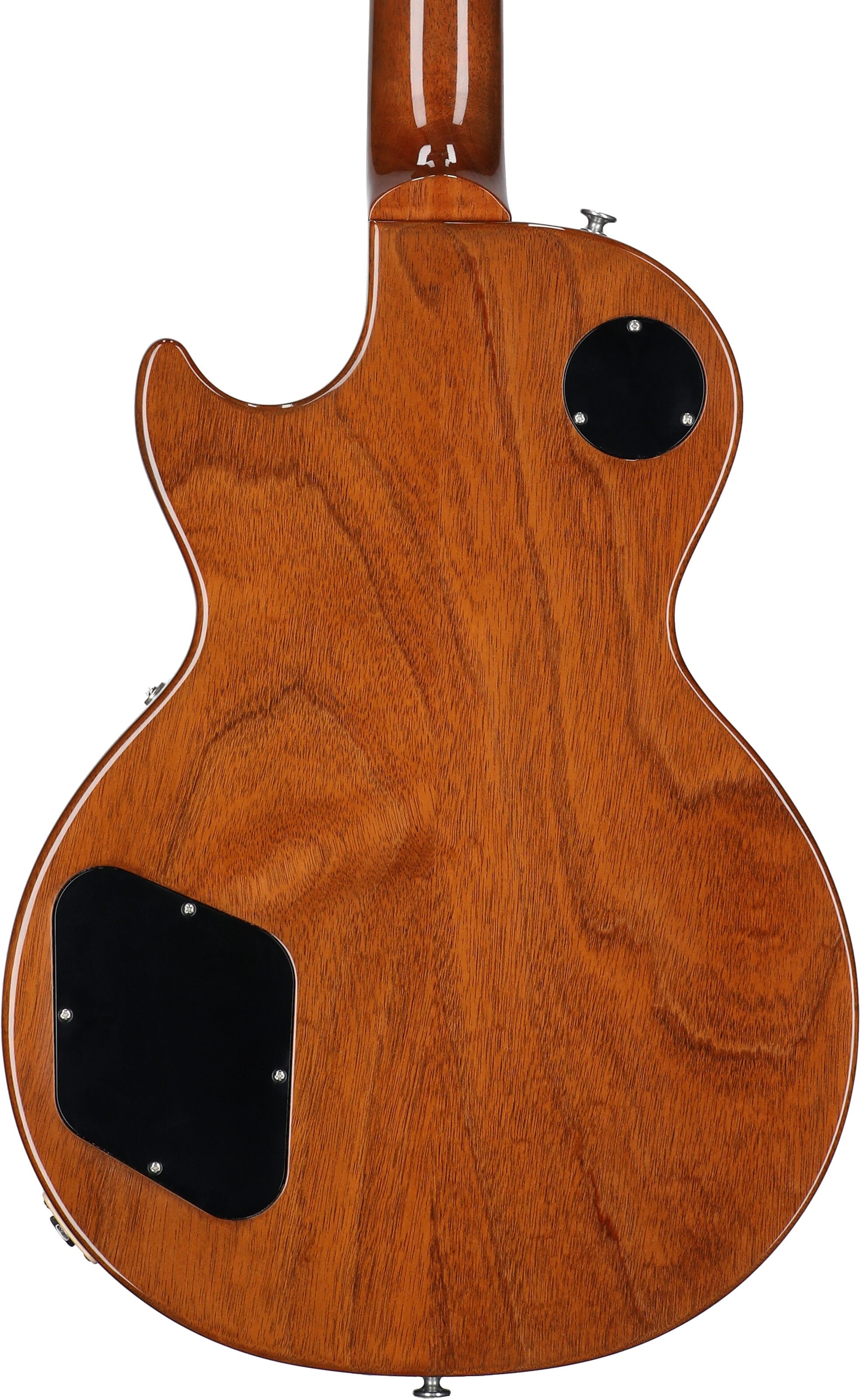 Gibson Les Paul Standard 50s Custom Color Electric Guitar, Figured Top (with Case), Honey Amber, Serial Number 222030021, Body Straight Back
