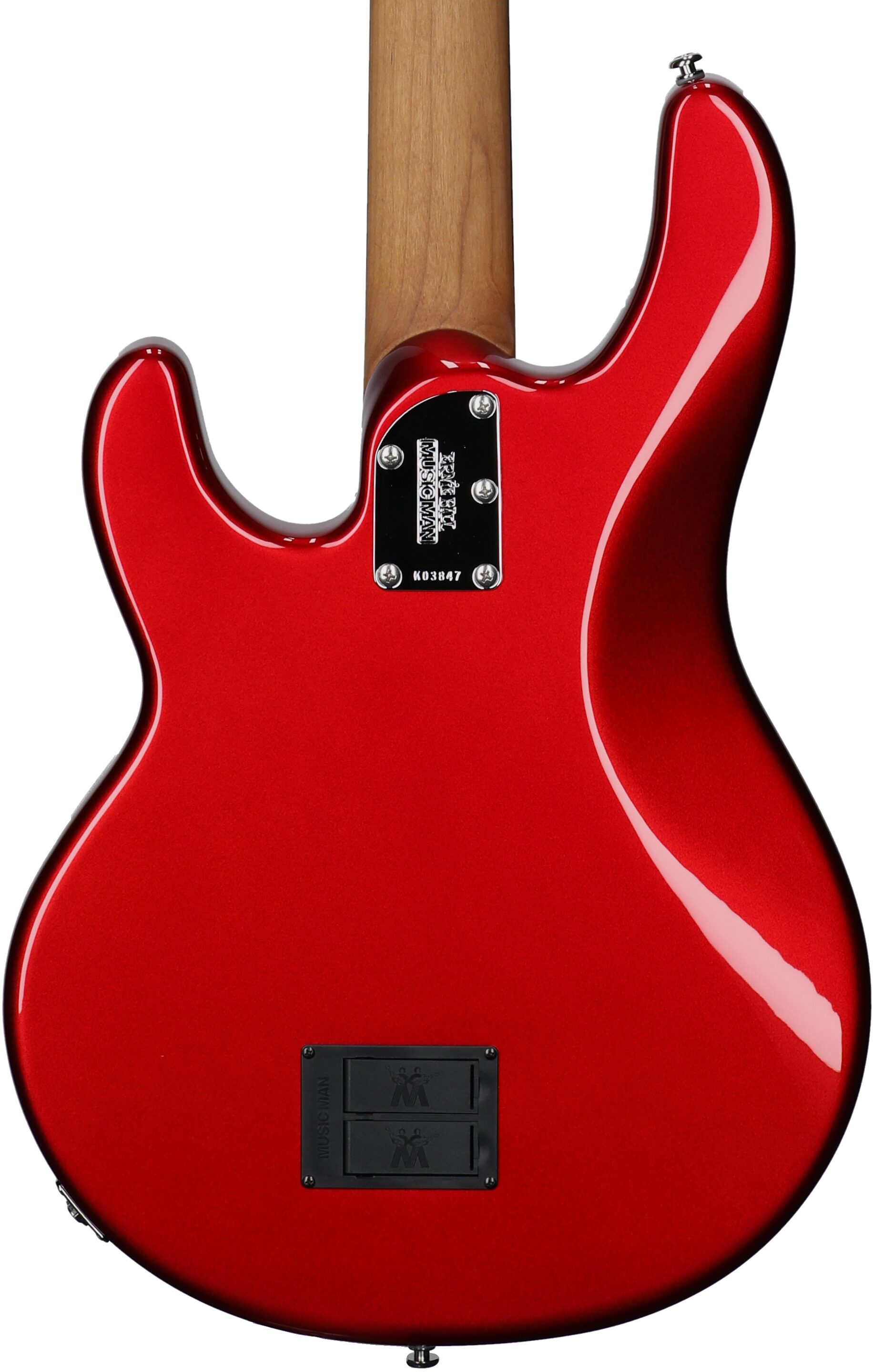 Ernie Ball Music Man StingRay Special Electric Bass (with Mono Case), Candyman, Serial Number K03847, Body Straight Back