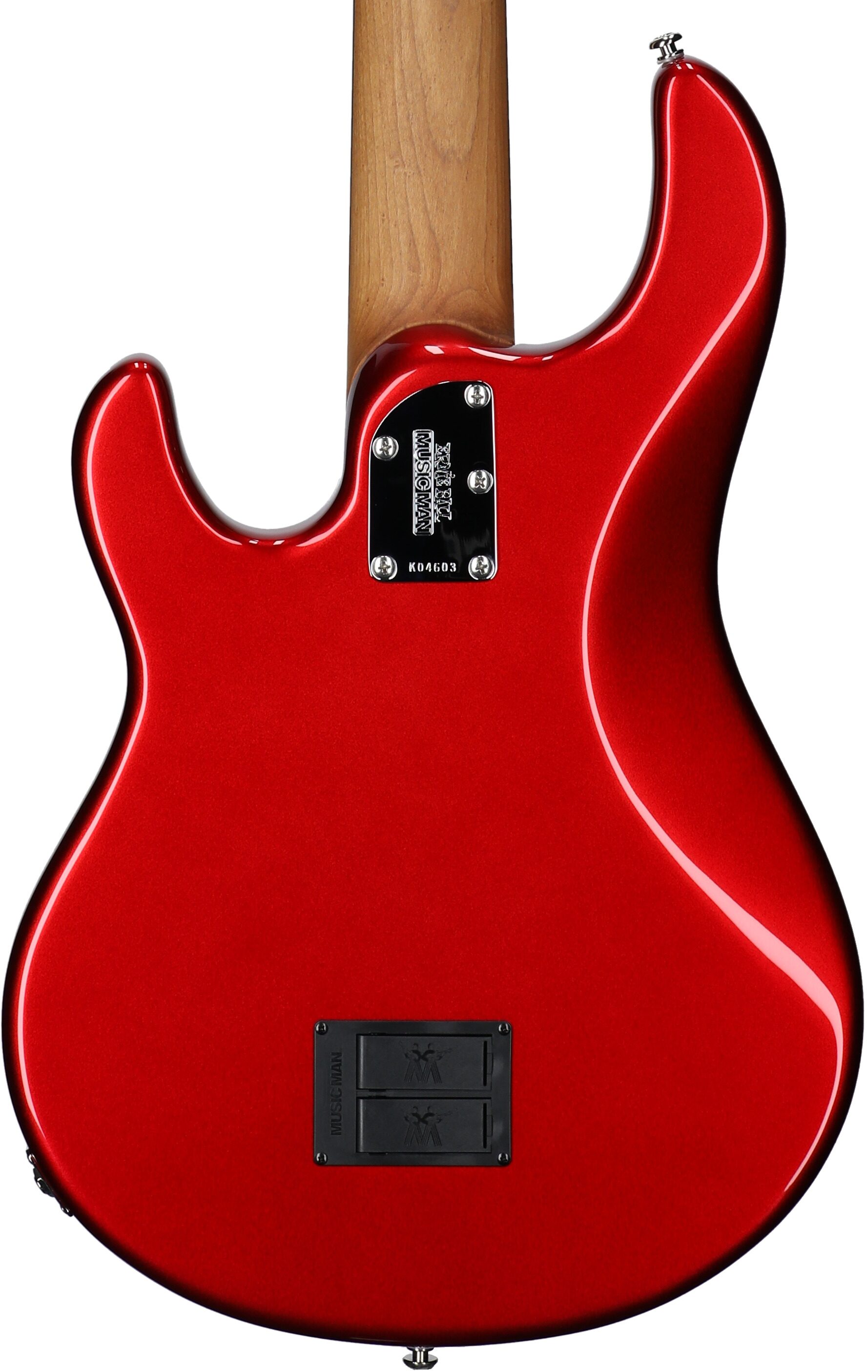 Ernie Ball Music Man StingRay 5 Special Electric Bass, 5-String (with Case), Candyman, Serial Number K04603, Body Straight Back