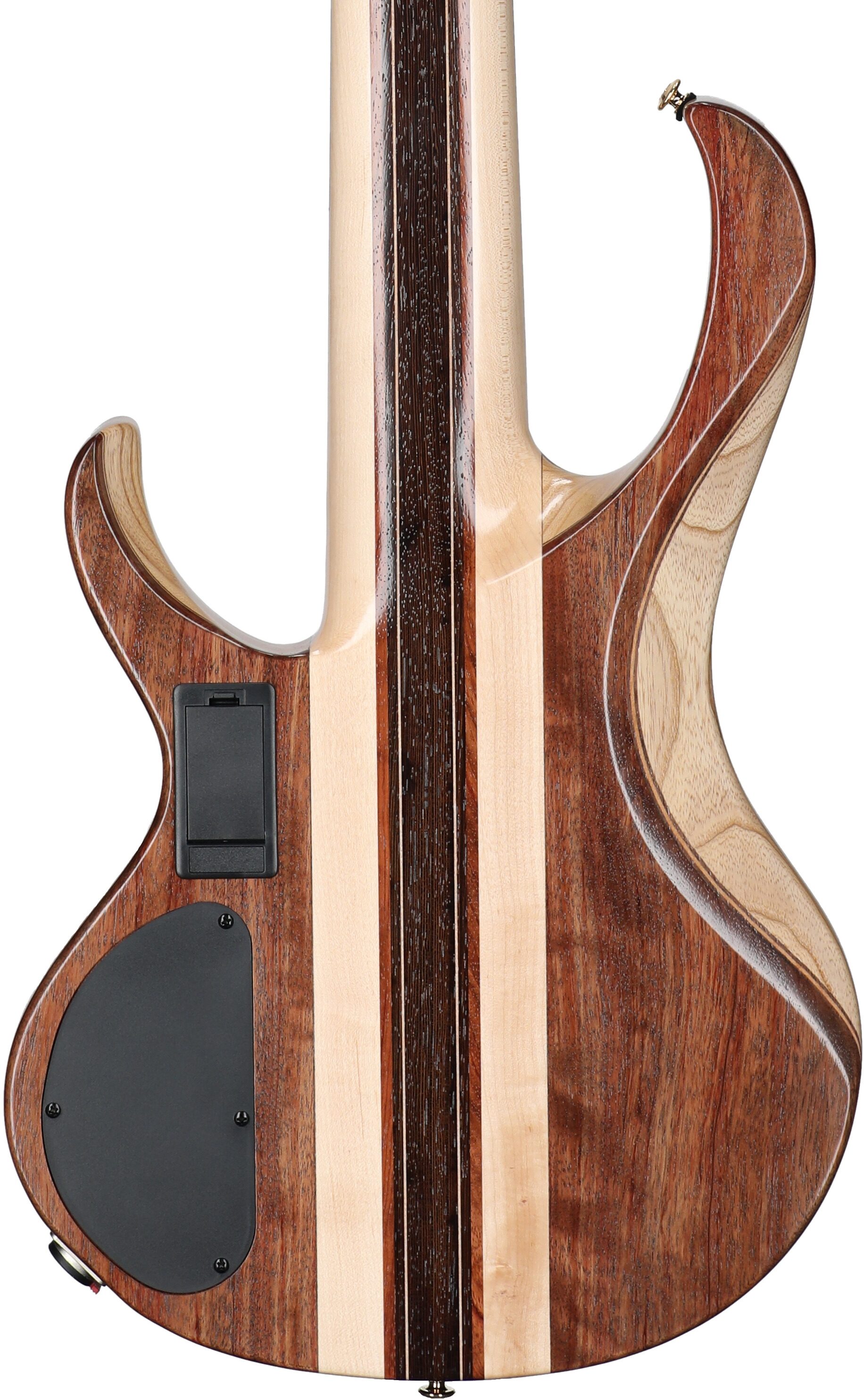 Ibanez BTB1836 Premium Electric Bass, 6-String (with Gig Bag), Natural Shadow, Serial Number 240500425, Body Straight Back
