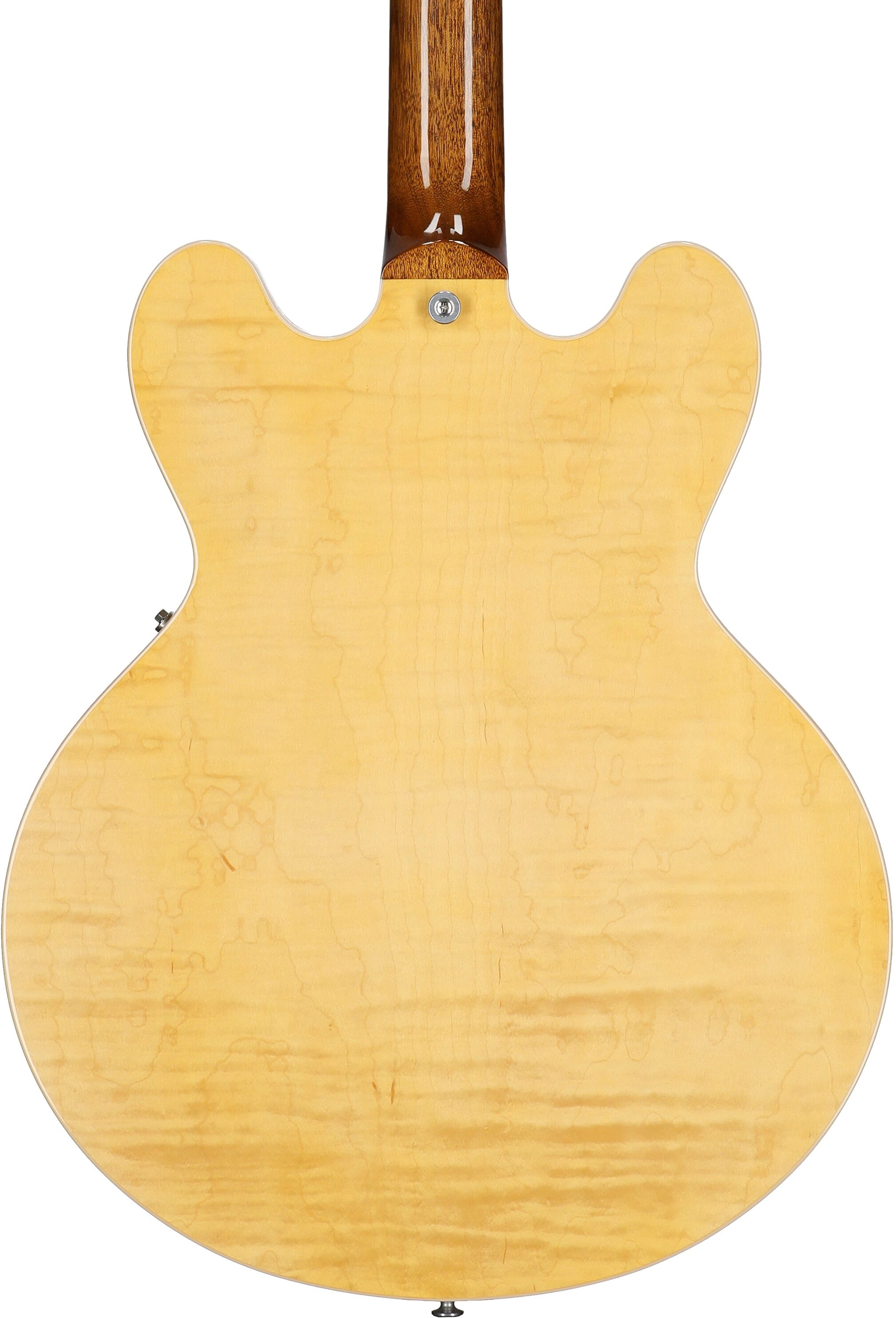 Gibson ES-335 Figured Electric Guitar (with Case), Antique Natural, Serial Number 218040184, Body Straight Back