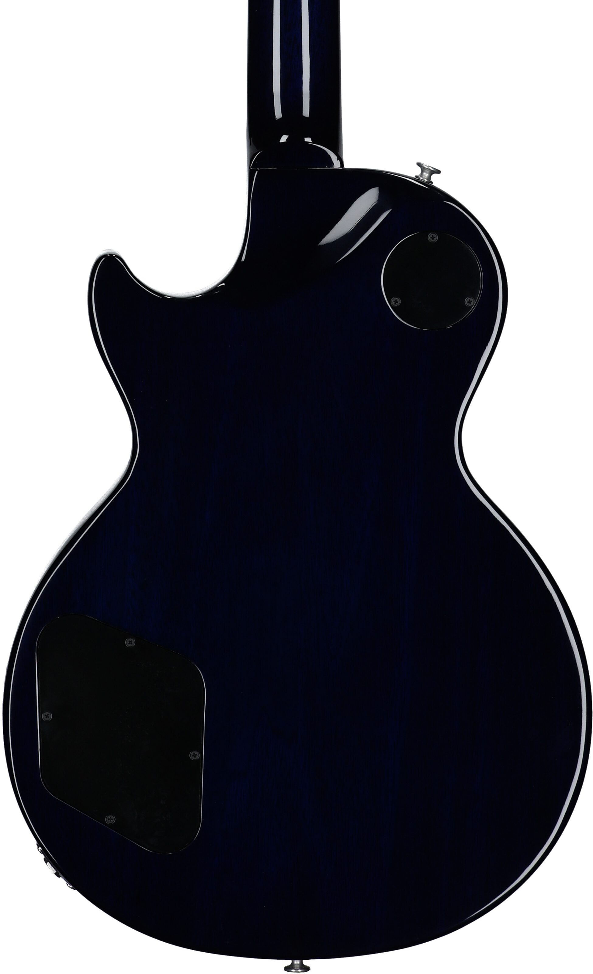 Gibson Les Paul Modern Figured AAA Electric Guitar (with Case), Cobalt Burst, Serial Number 223340032, Body Straight Back
