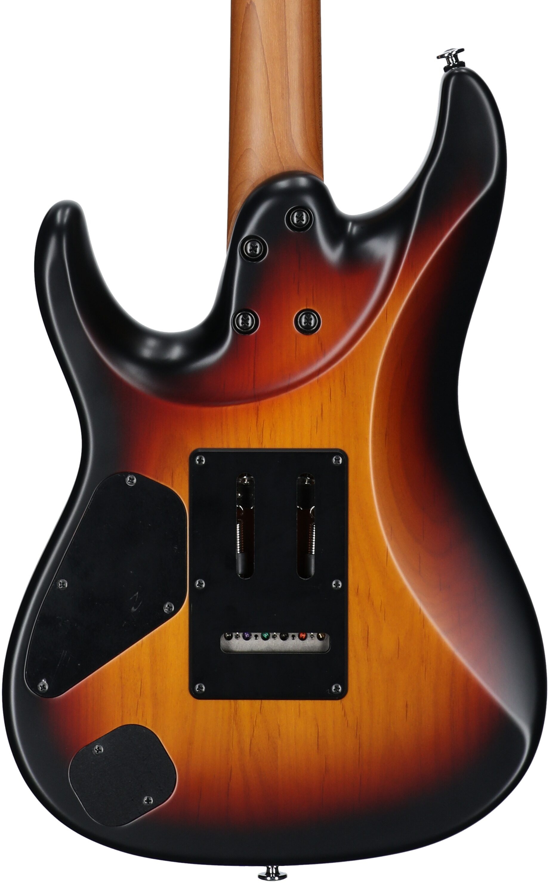 Ibanez Prestige AZ2402 Electric Guitar (with Case), Tri Fade Burst, Serial Number 210002F2415232, Body Straight Back