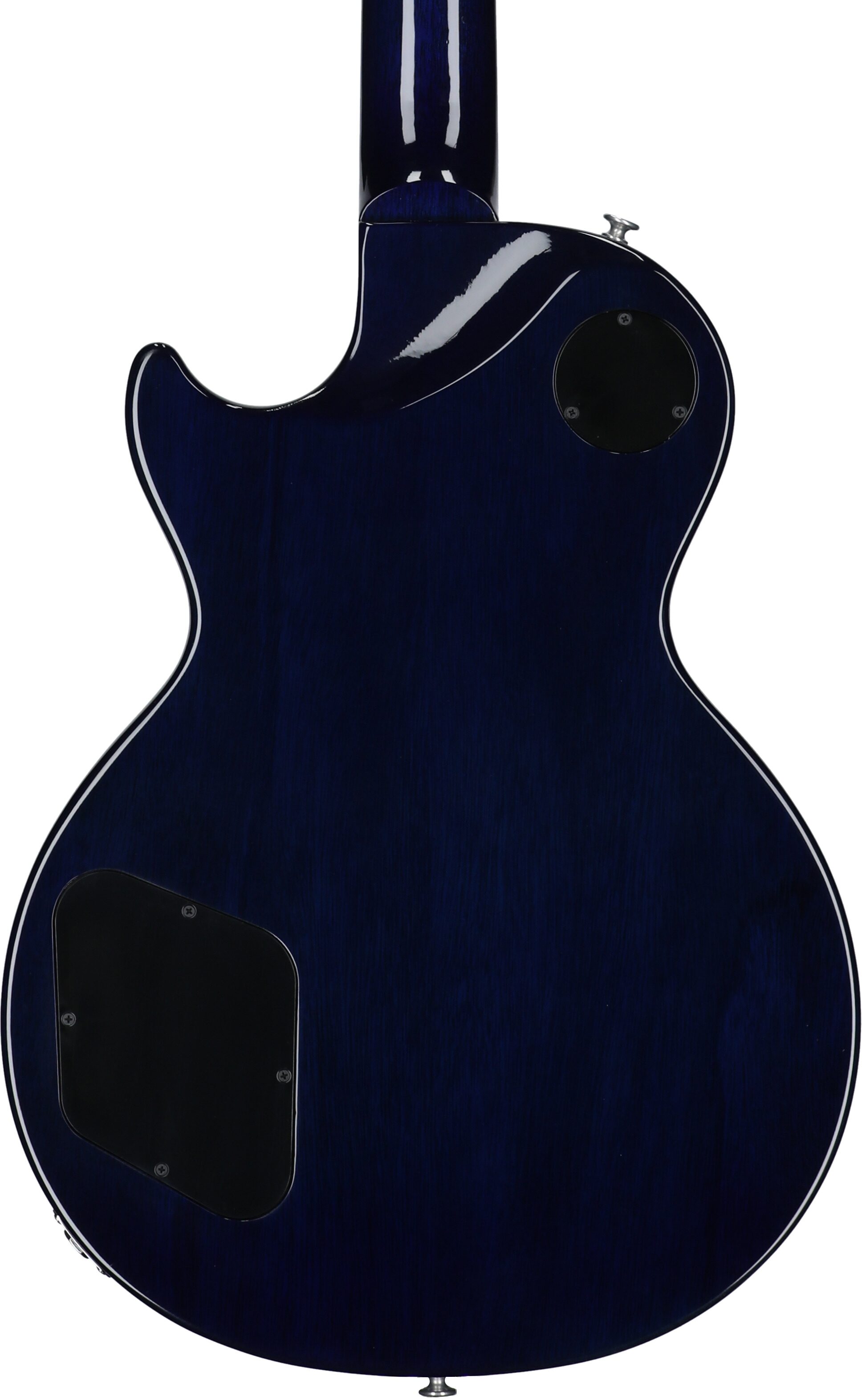 Gibson Les Paul Modern Figured AAA Electric Guitar (with Case), Cobalt Burst, Serial Number 225640191, Body Straight Back