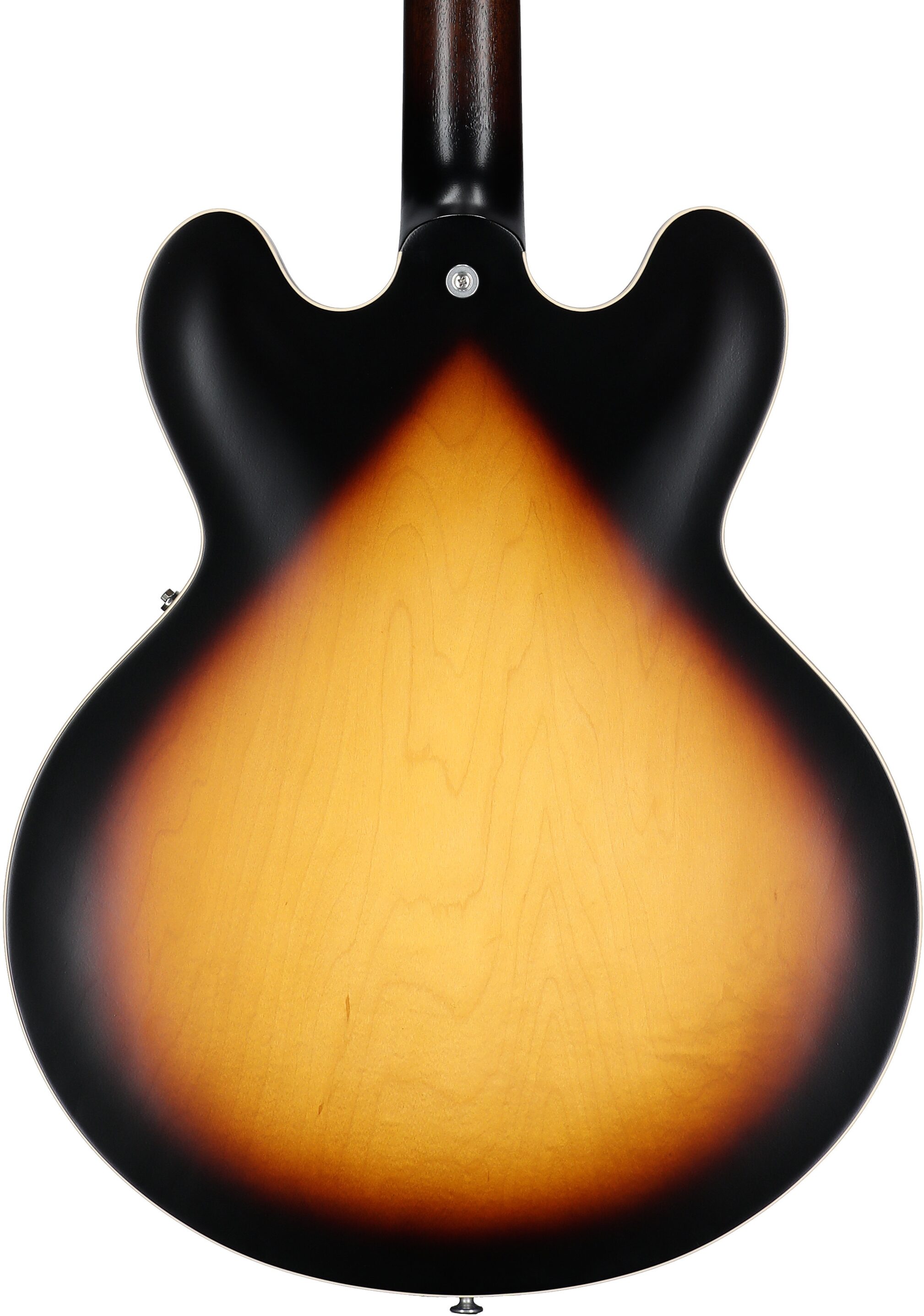 Gibson ES-335 Dot Satin Electric Guitar (with Case), Vintage Burst, Serial Number 203940001, Body Straight Back
