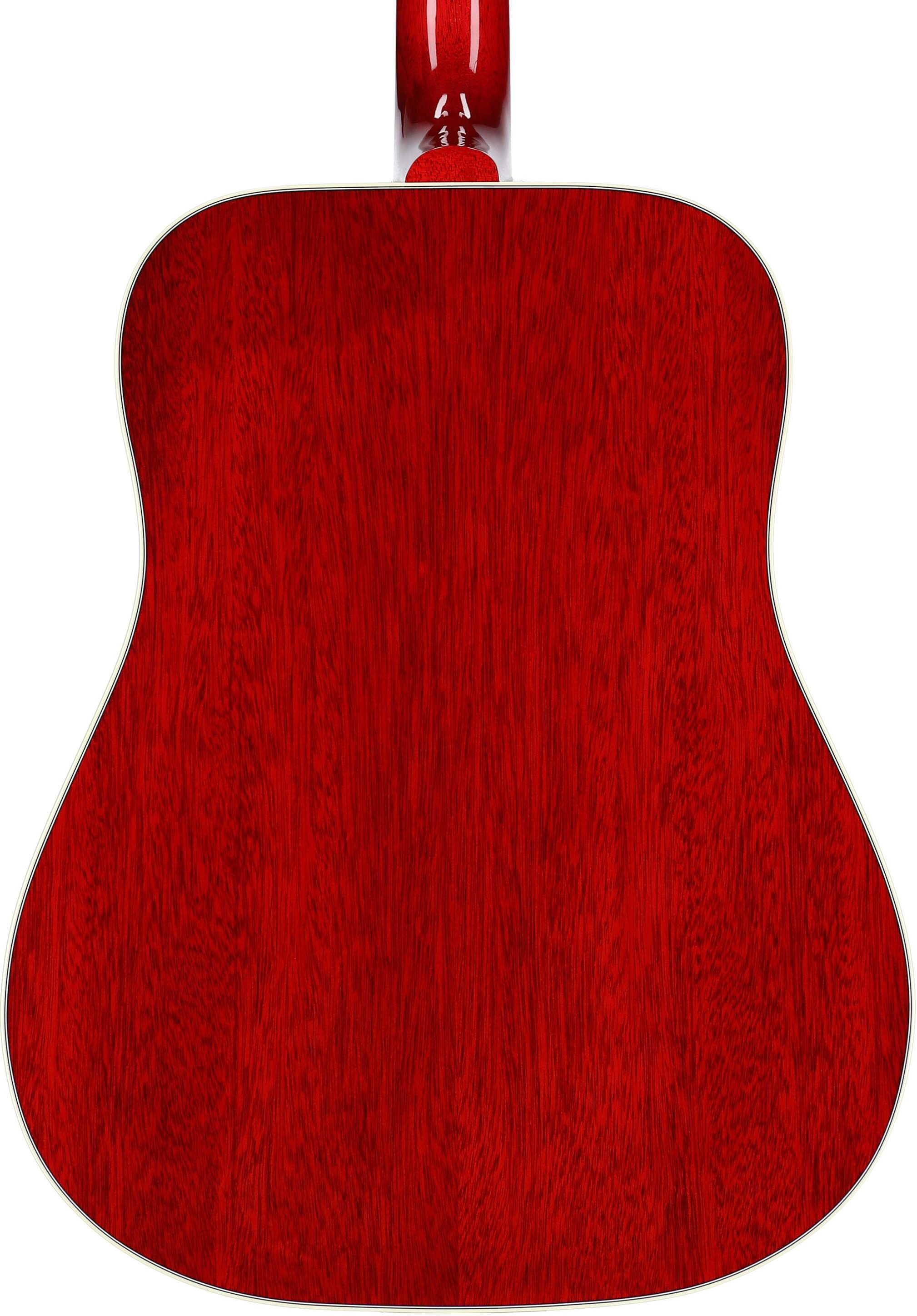 Gibson Hummingbird Standard Acoustic-Electric Guitar (with Case), Vintage Cherry Sunburst, Serial Number 23194142, Body Straight Back