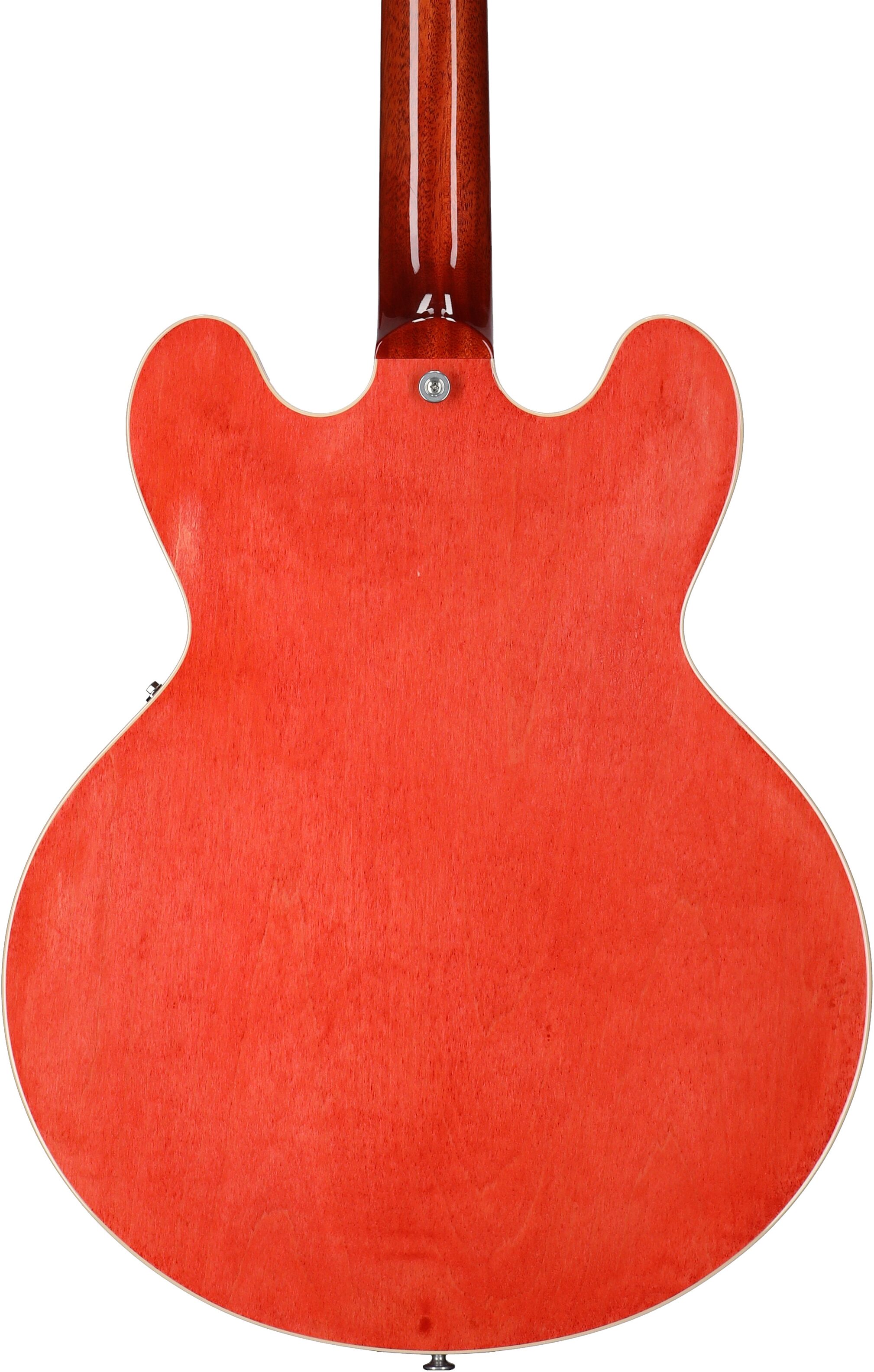 Gibson ES-335 Electric Guitar (with Case), Watermelon, Serial Number 225340075, Body Straight Back