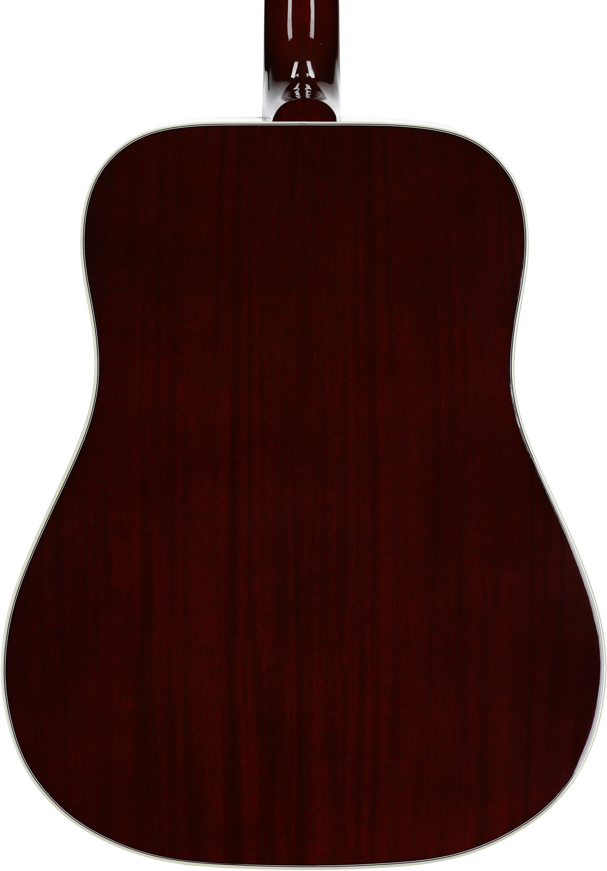 Gibson Limited Edition Hummingbird Standard Acoustic-Electric Guitar (with Case), Wine Red, Serial Number 23324104, Body Straight Back