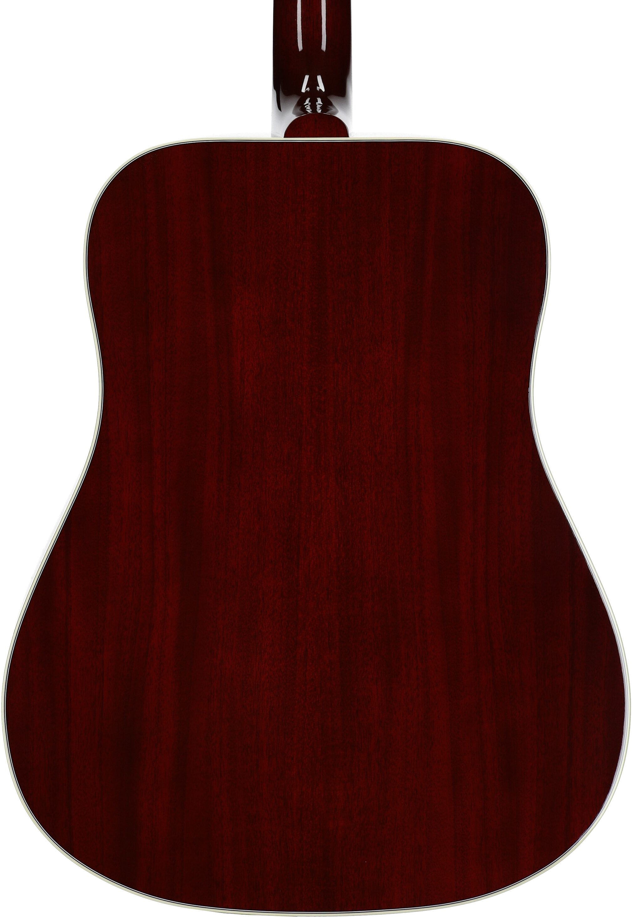 Gibson Limited Edition Hummingbird Standard Acoustic-Electric Guitar (with Case), Wine Red, Serial Number 23304087, Body Straight Back
