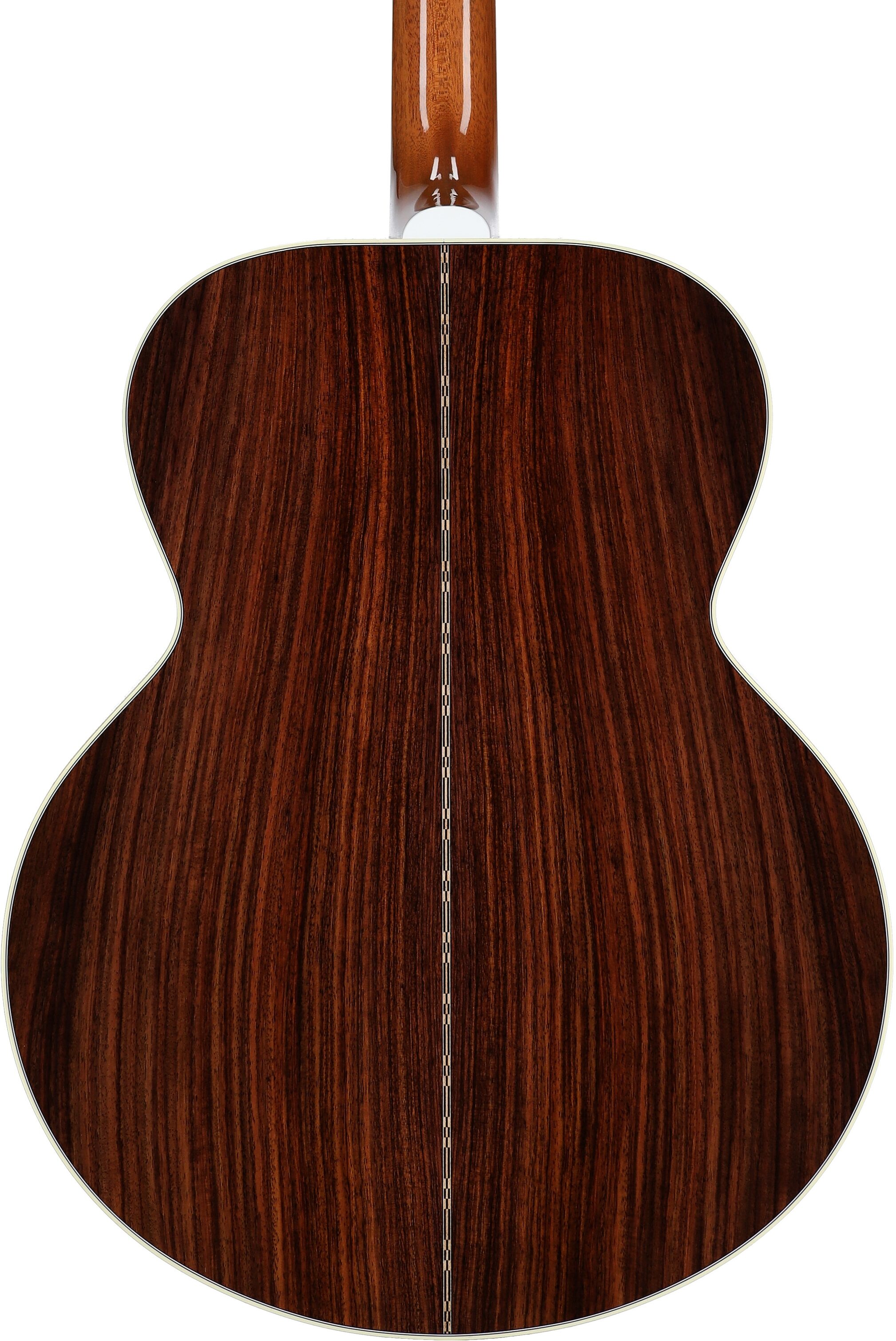 Gibson SJ-200 Standard Rosewood Jumbo Acoustic-Electric Guitar (with Case), Rosewood Burst, Serial Number 23124017, Body Straight Back
