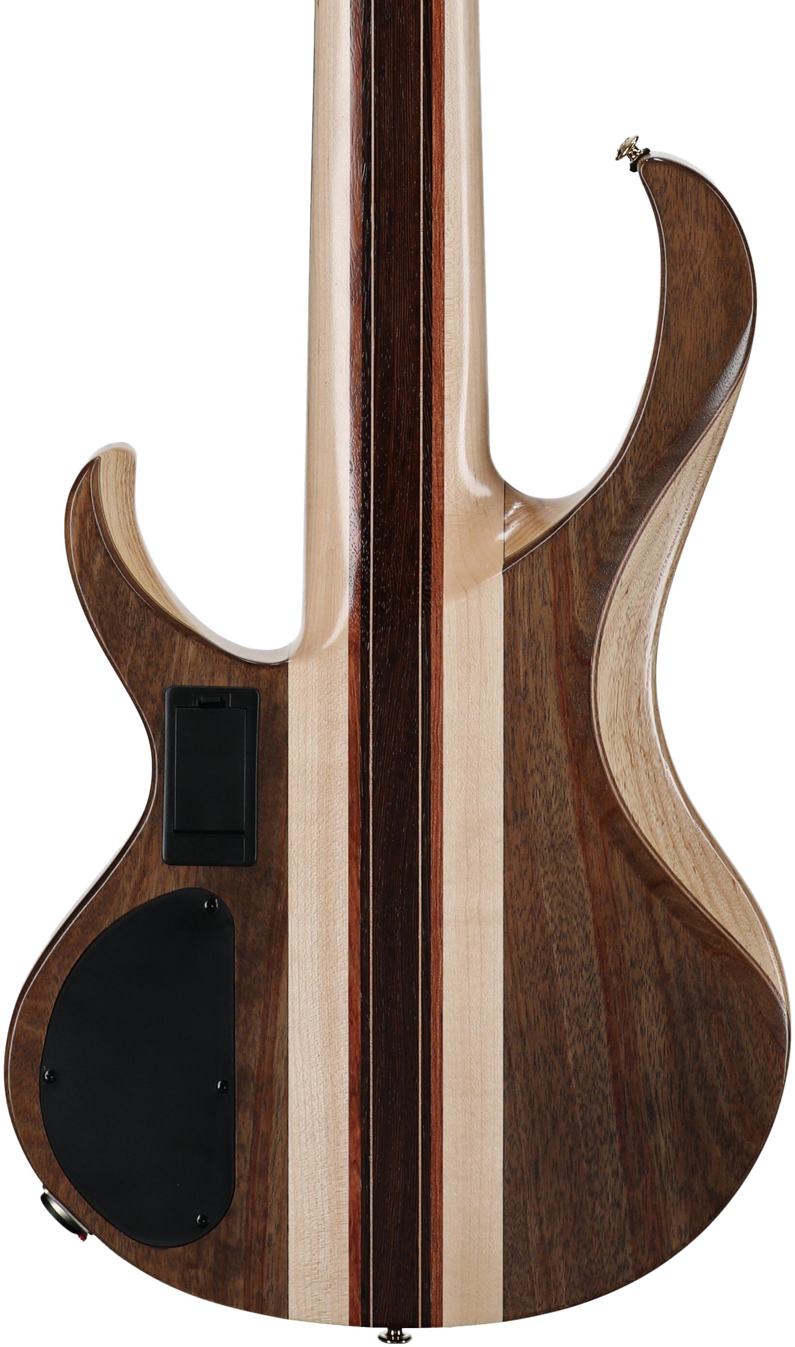 Ibanez BTB1836 Premium Electric Bass, 6-String (with Gig Bag), Natural Shadow, Serial Number 241010036, Body Straight Back