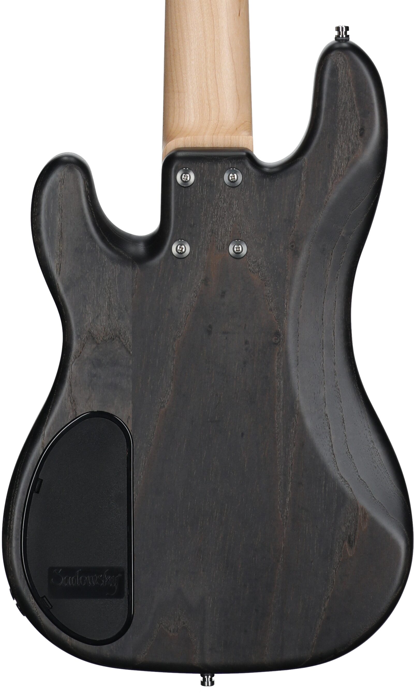 Sadowsky MetroLine 21-Fret Hybrid P/J Bass, 5-String (with Gig Bag), Nirvana Black, Serial Number SML K 004981-24, Body Straight Back