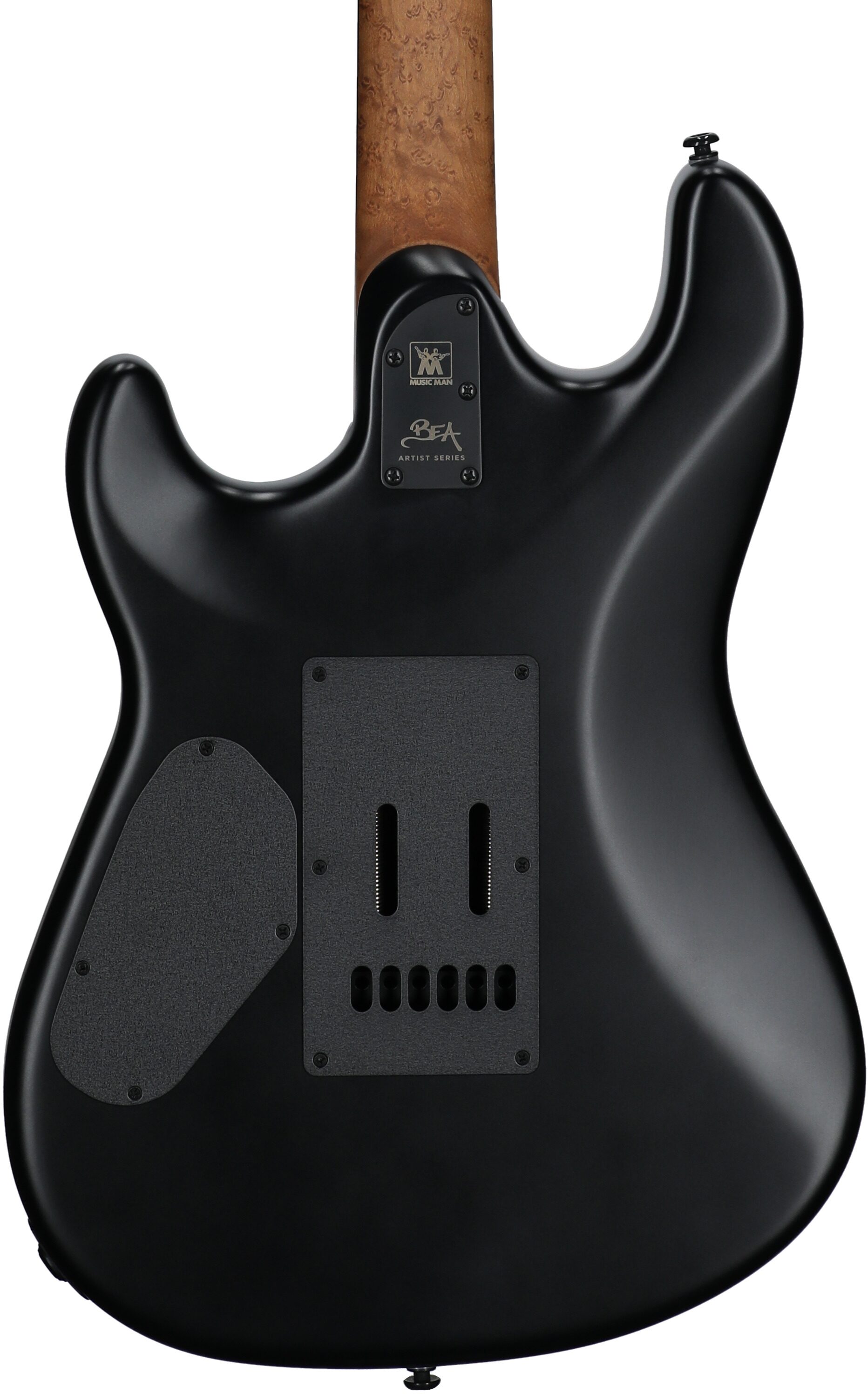 Ernie Ball Music Man Rabea Massaad Sabre Electric Guitar (with Case), Vileblood, Serial Number S11666, Body Straight Back