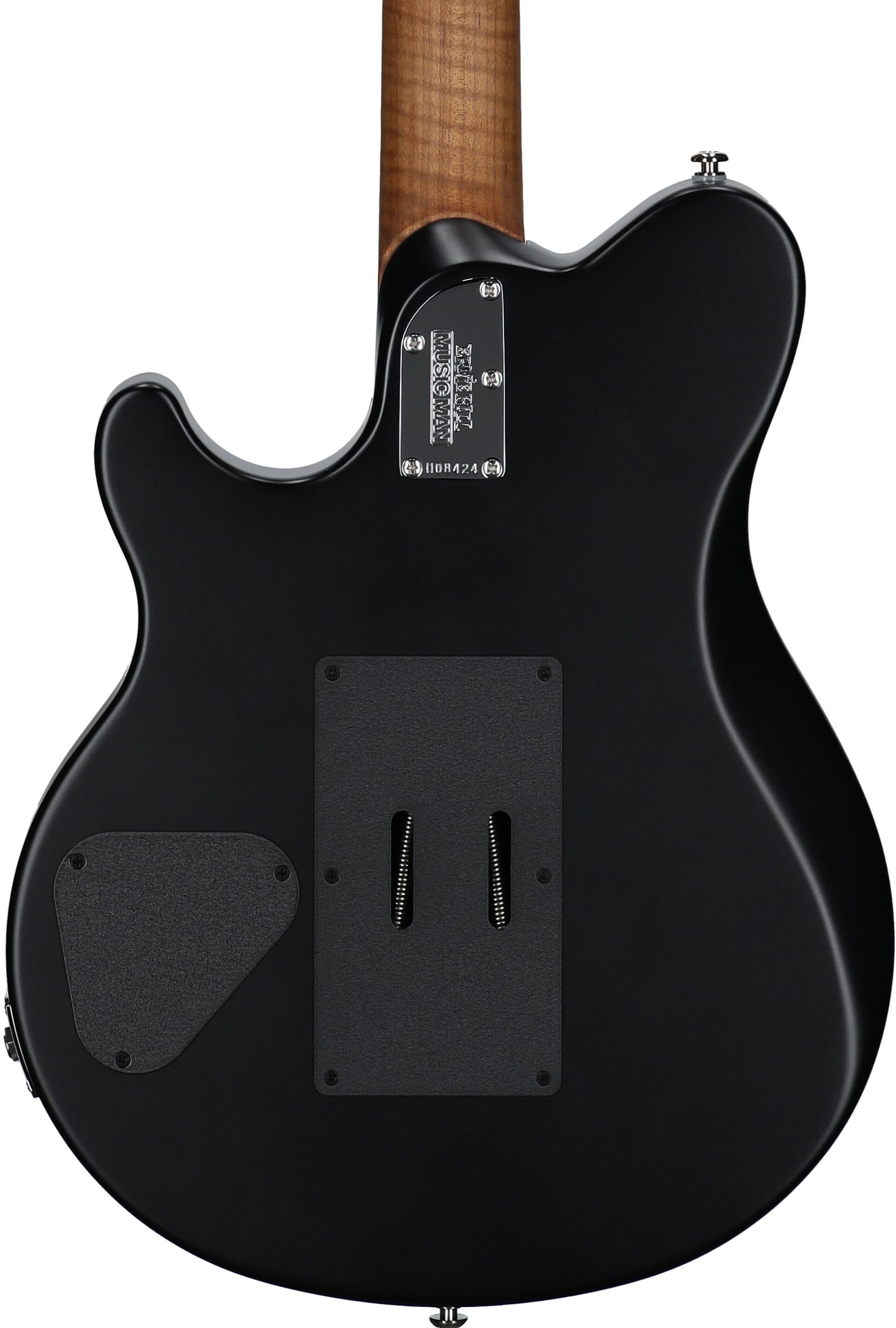 Ernie Ball Music Man Axis Electric Guitar (with Mono Gig Bag), Honey Pot Flame, with Mono Bag, Serial Number H08424, Body Straight Back