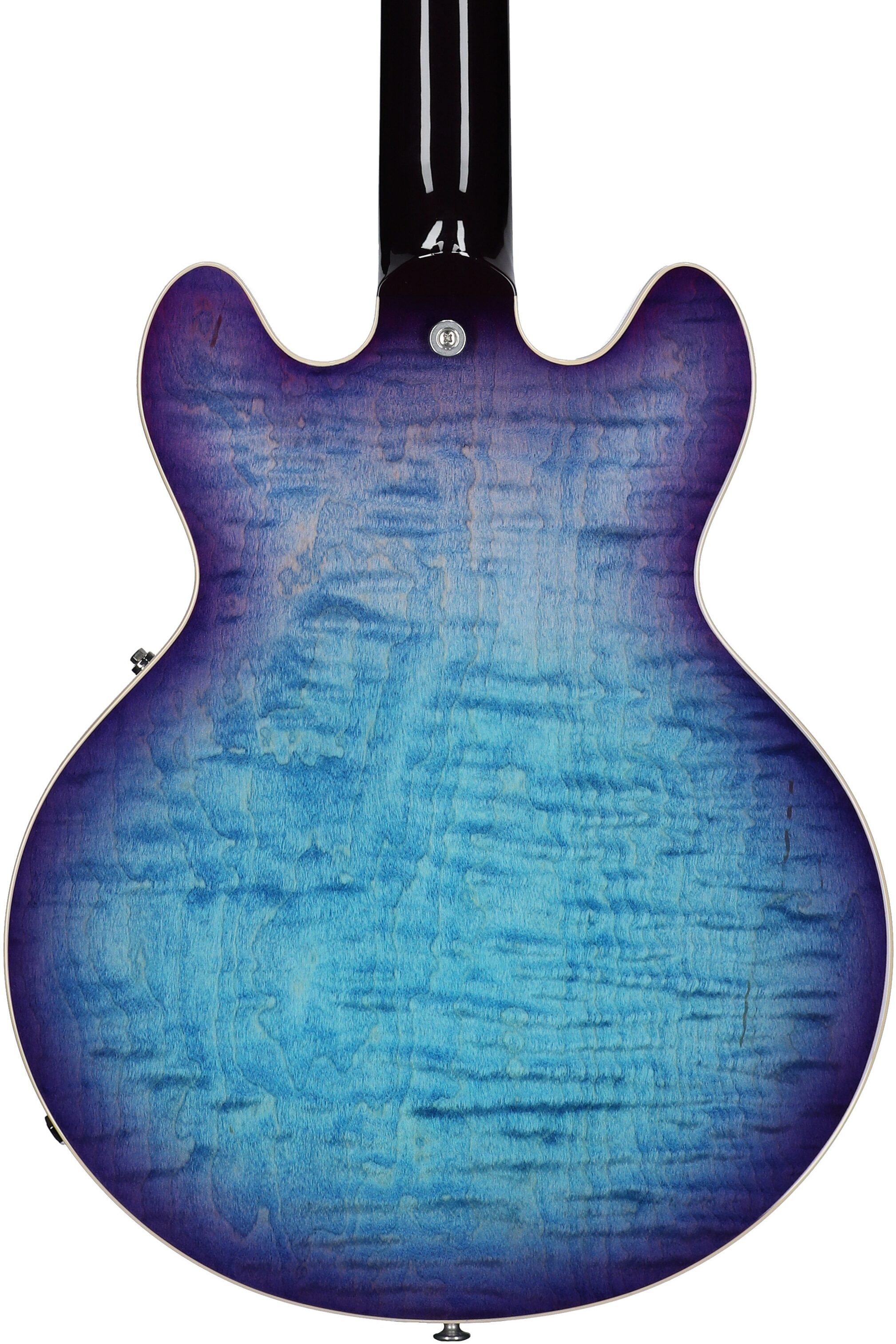 Gibson ES-339 Figured Electric Guitar (with Case), Blueberry Burst, Serial Number 227840310, Body Straight Back