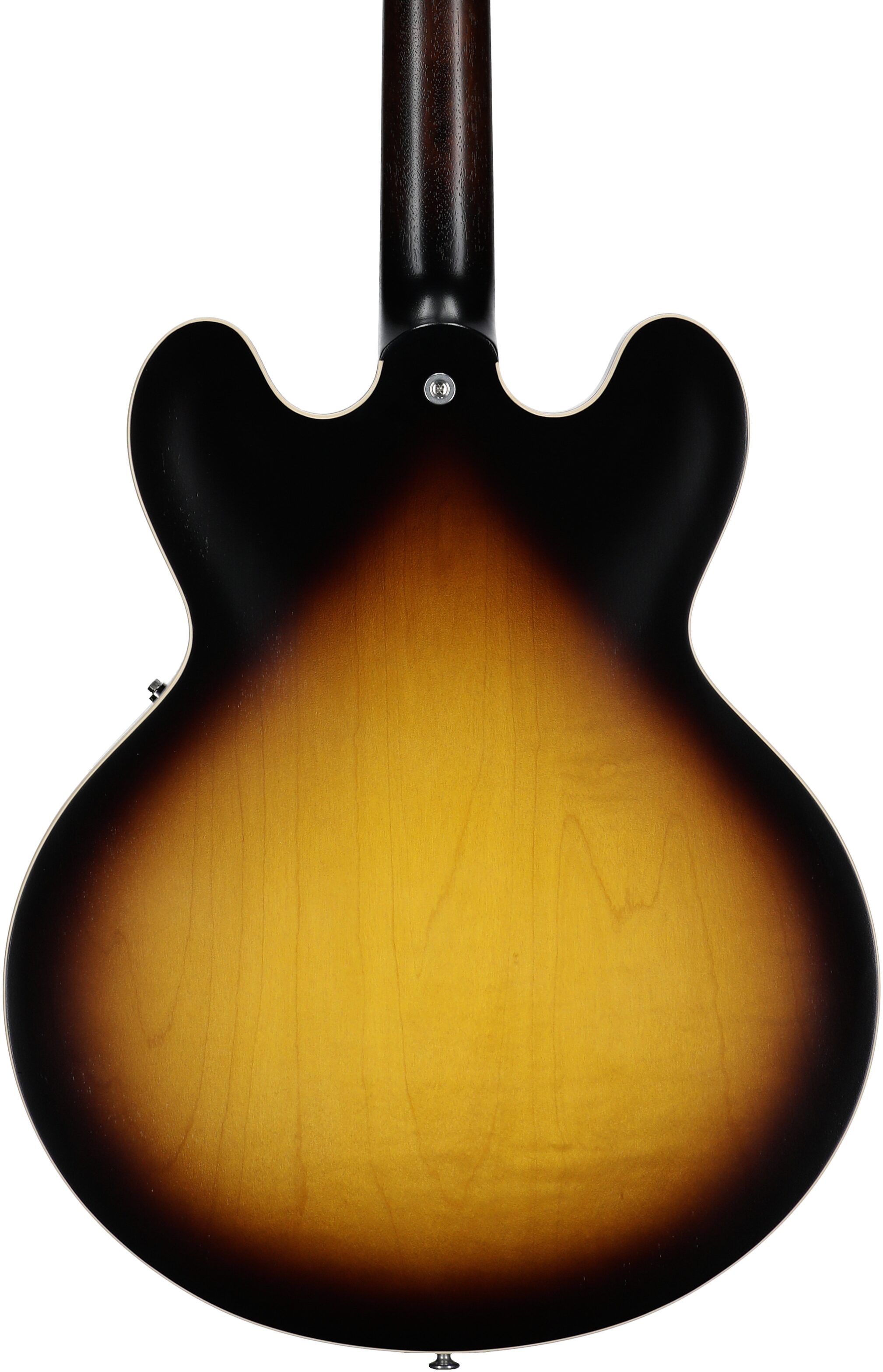 Gibson ES-335 Dot Satin Electric Guitar (with Case), Vintage Burst, Serial Number 202350358, Body Straight Back
