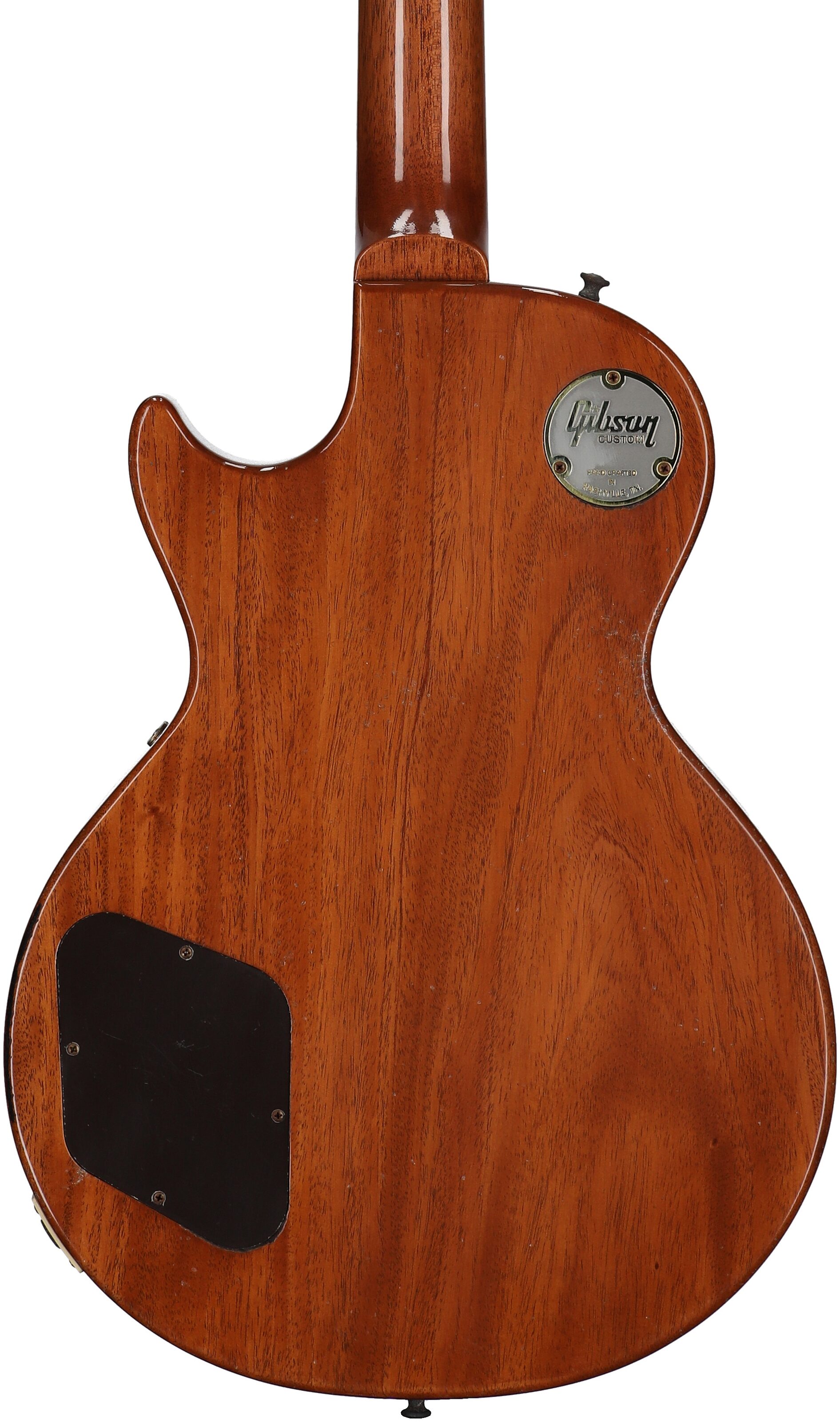 Gibson Limited Edition Custom Shop 1955 NAMM Les Paul Electric Guitar (with Case), Viceroy Brown, Serial Number 55207, Body Straight Back