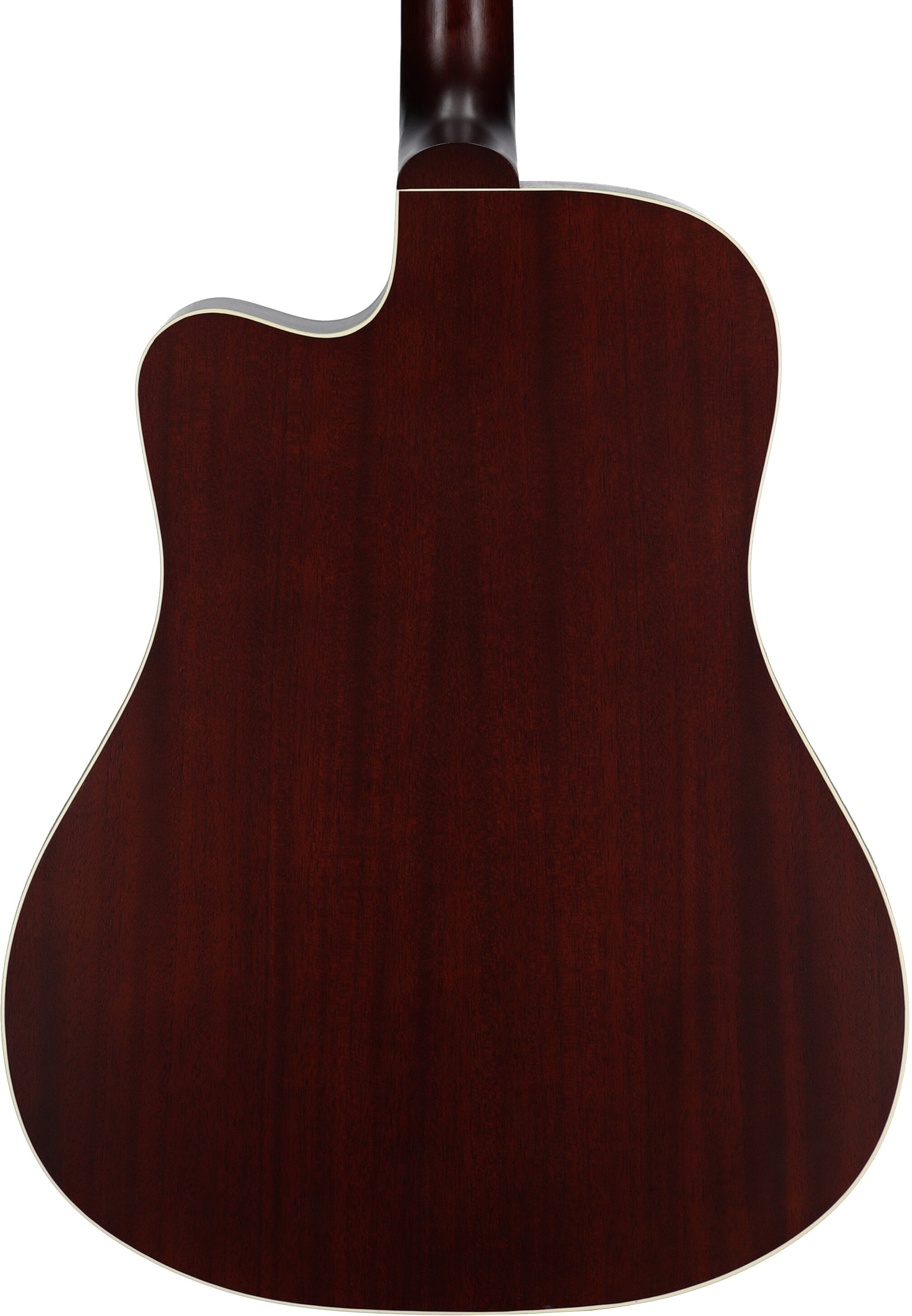 Gibson Hummingbird Studio EC Acoustic-Electric Guitar (with Case), Tri-Burst Satin, Serial Number 22884048, Body Straight Back
