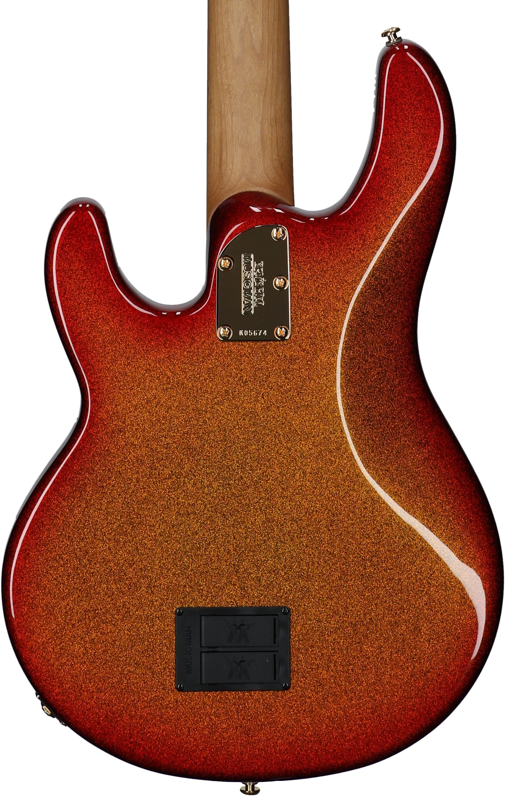 Ernie Ball Music Man StingRay Special Electric Bass (with Case), Cherry Punch, Serial Number K05674, Body Straight Back
