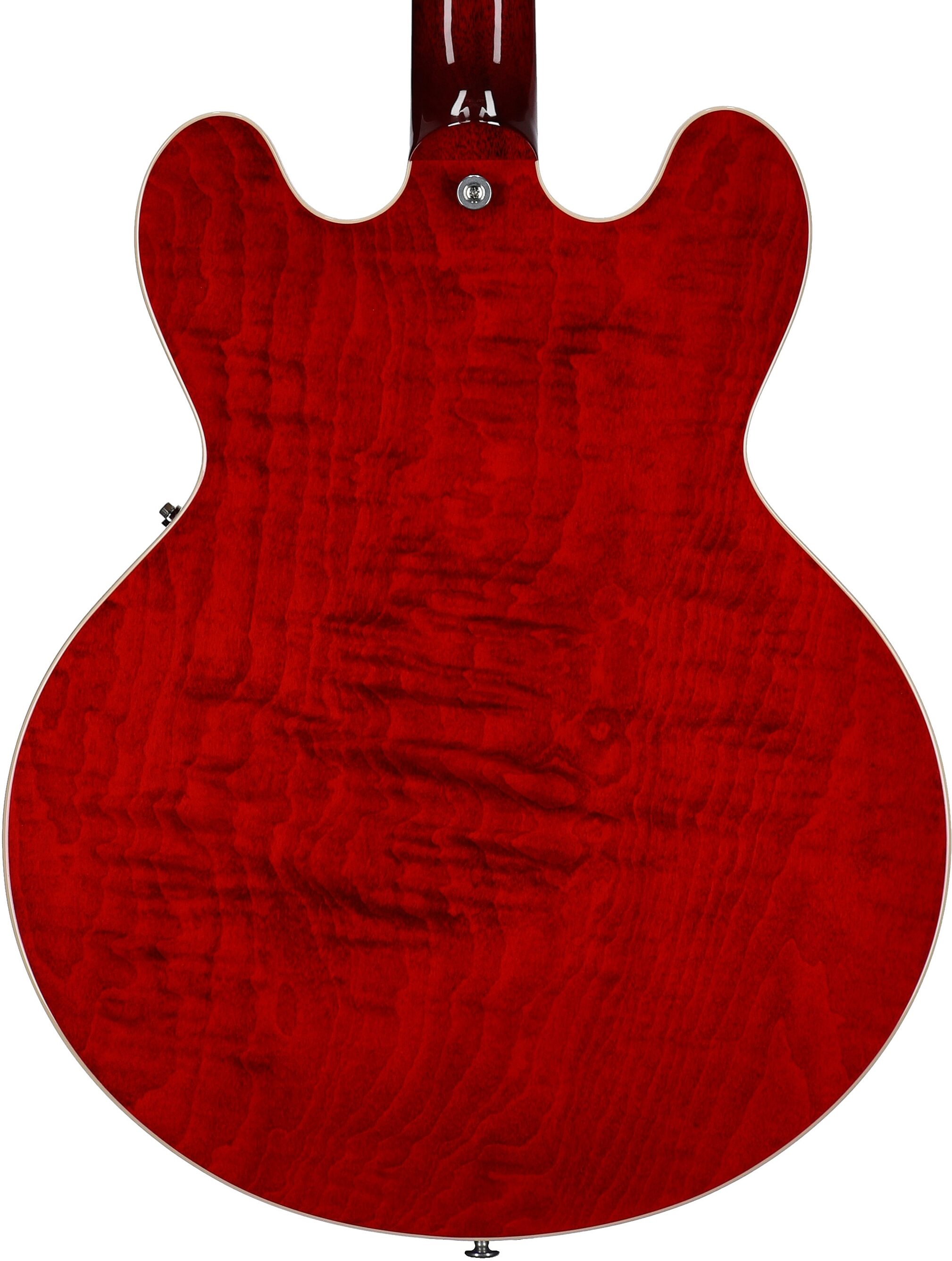 Gibson ES-335 Figured Electric Guitar (with Case), Sixties Cherry, Serial Number 202950209, Body Straight Back