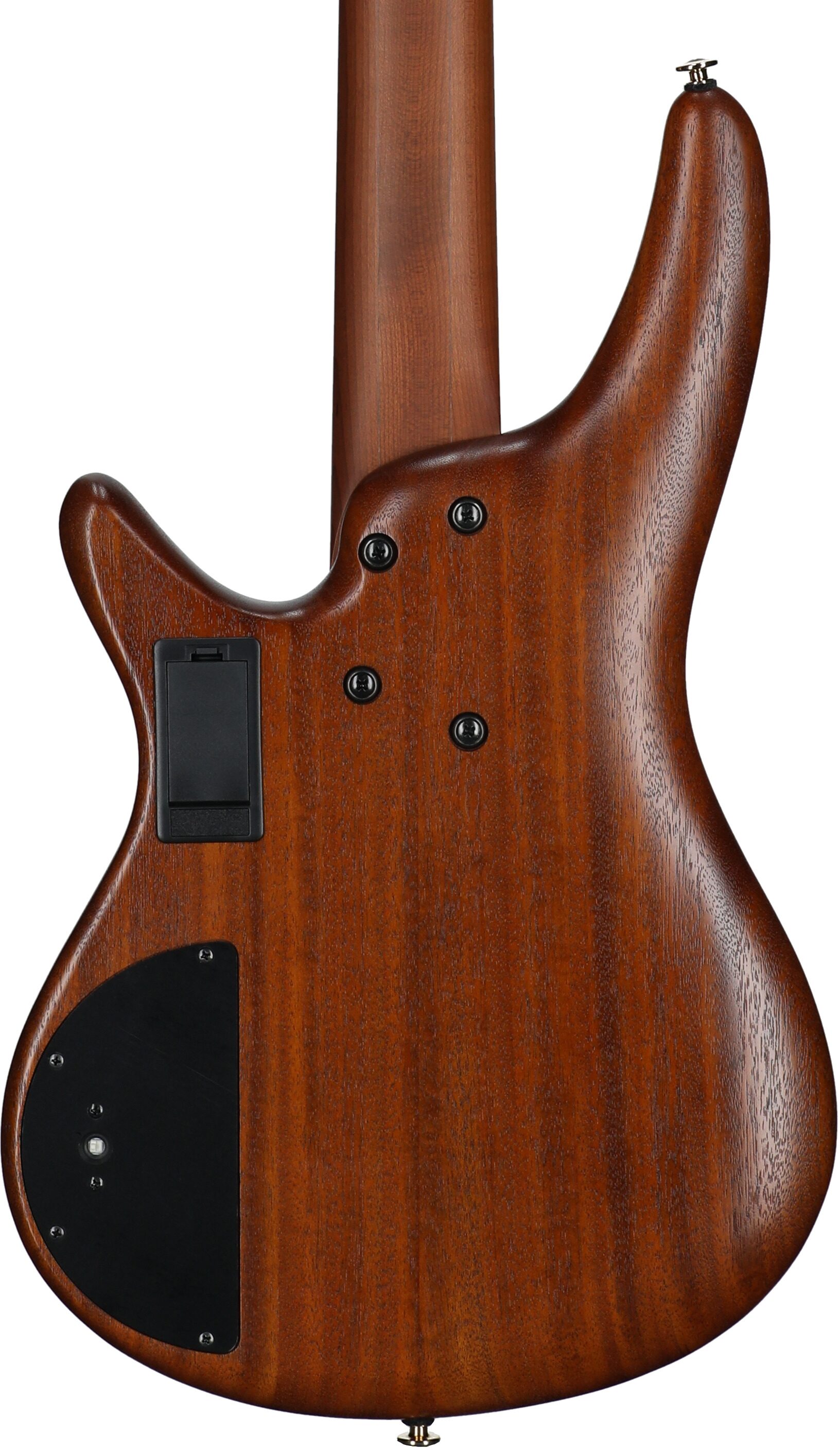 Ibanez SR5505 Prestige Electric Bass, 5-String (with Case), Mocha Flat, Serial Number 210001F2500896, Body Straight Back