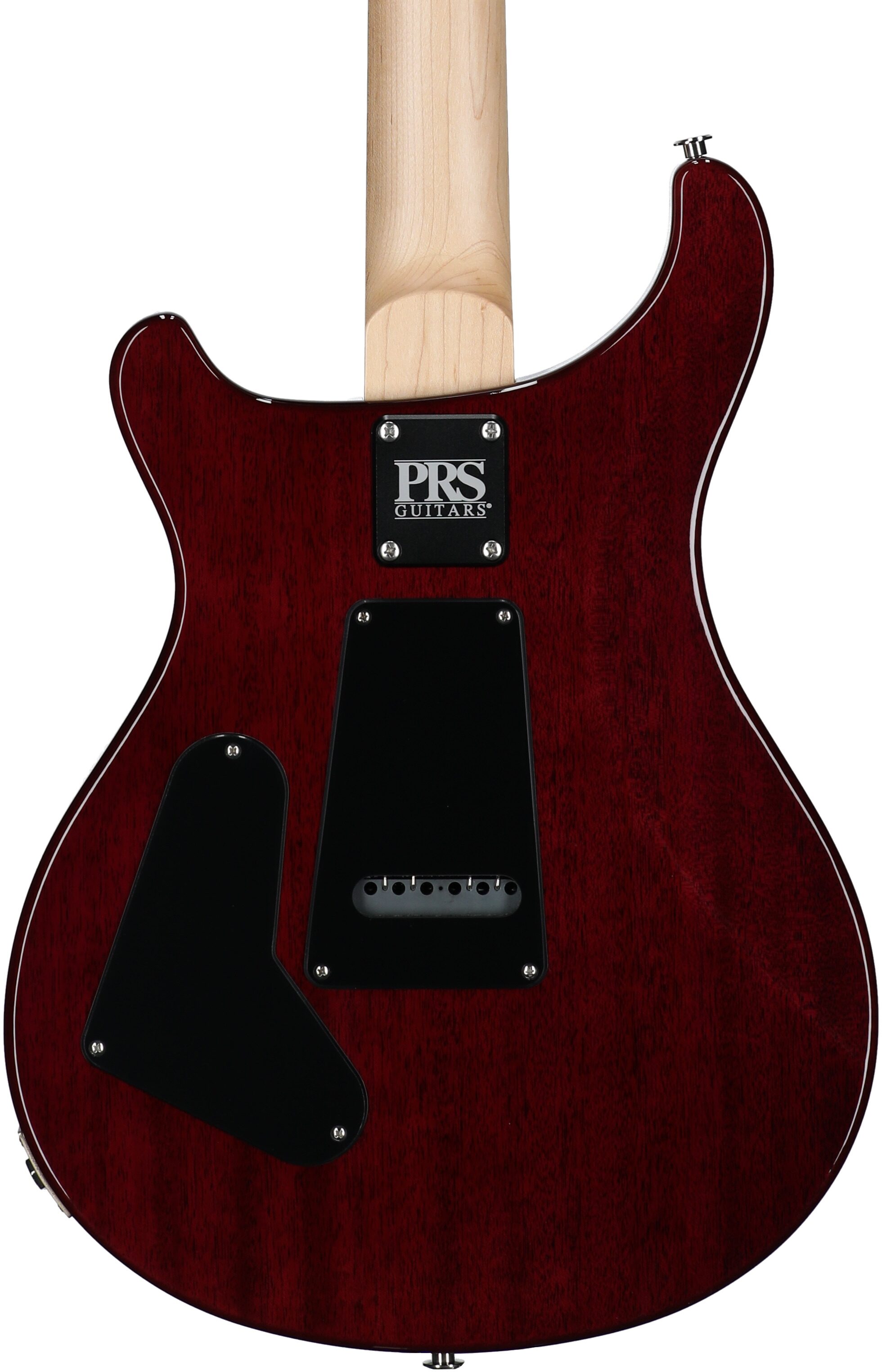 PRS Paul Reed Smith CE24 Electric Guitar (with Gig Bag), Faded Gray Black Purple Burst, Serial Number 0402518, Body Straight Back