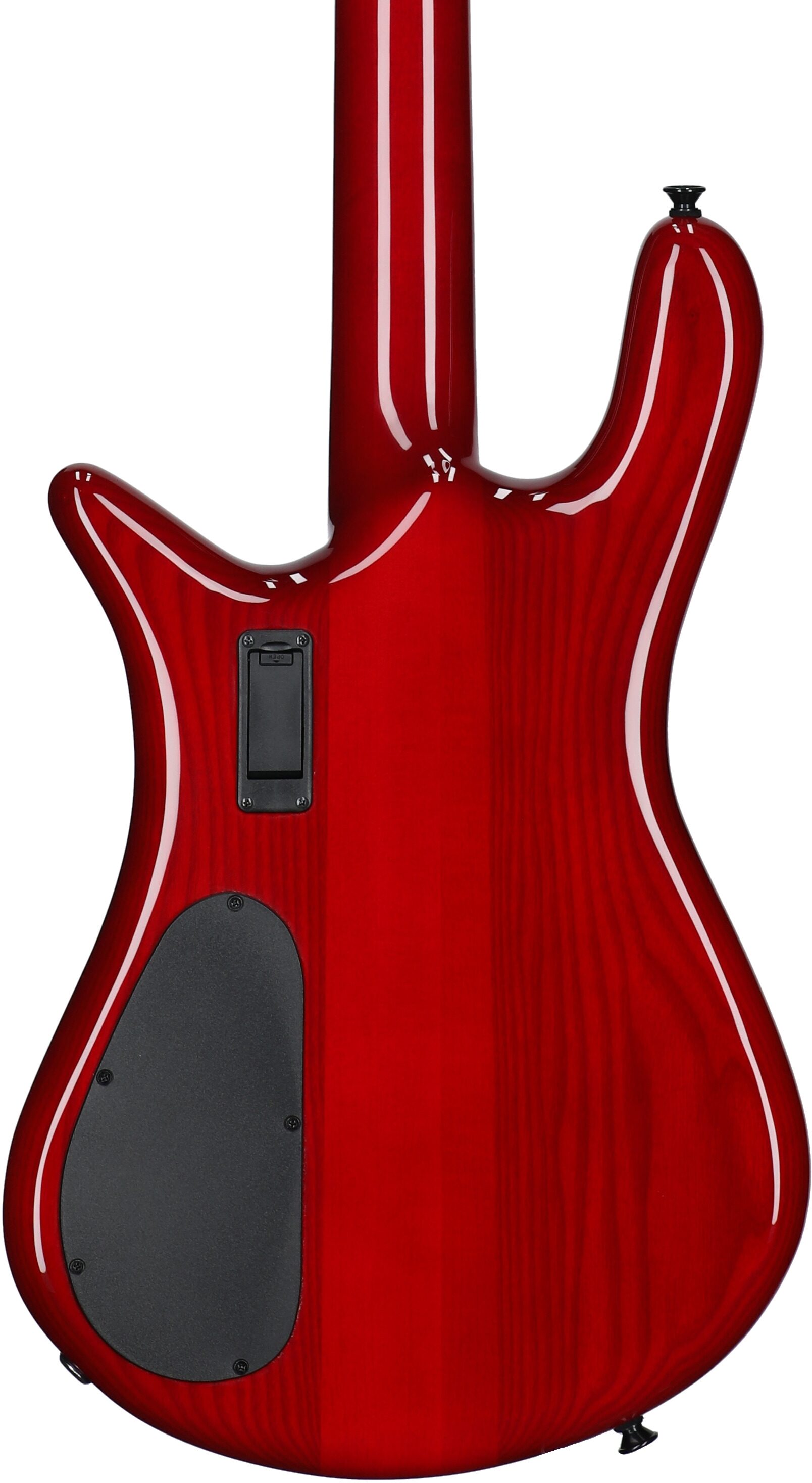 Spector Euro 4 Custom Electric Bass (with Gig Bag), Natural Red Burst Gloss, Serial Number NB22758, Body Straight Back