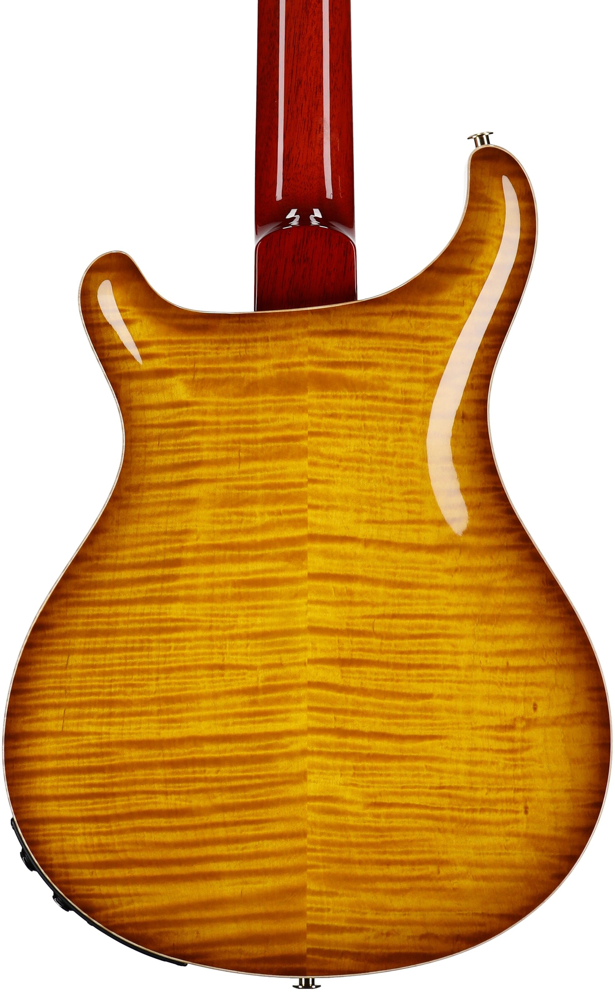PRS Paul Reed Smith Hollowbody II 10-Top Electric Guitar (with Case), McCarty Sunburst, Serial Number 0396065, Body Straight Back