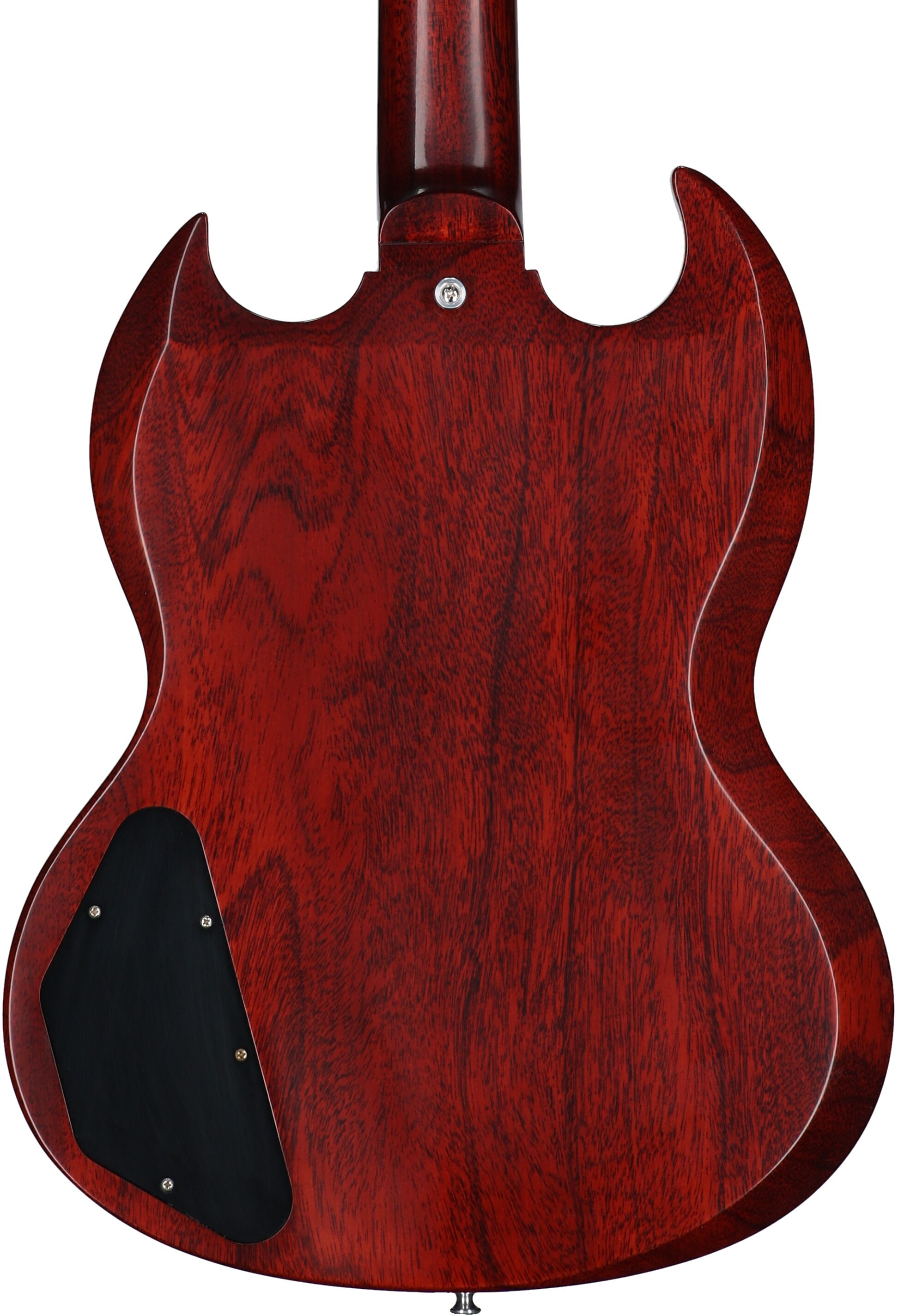 Gibson Custom 61 SG Standard VOS Electric Guitar (with Case), Cherry, with Nickel Hardware, Serial Number 501431, Body Straight Back