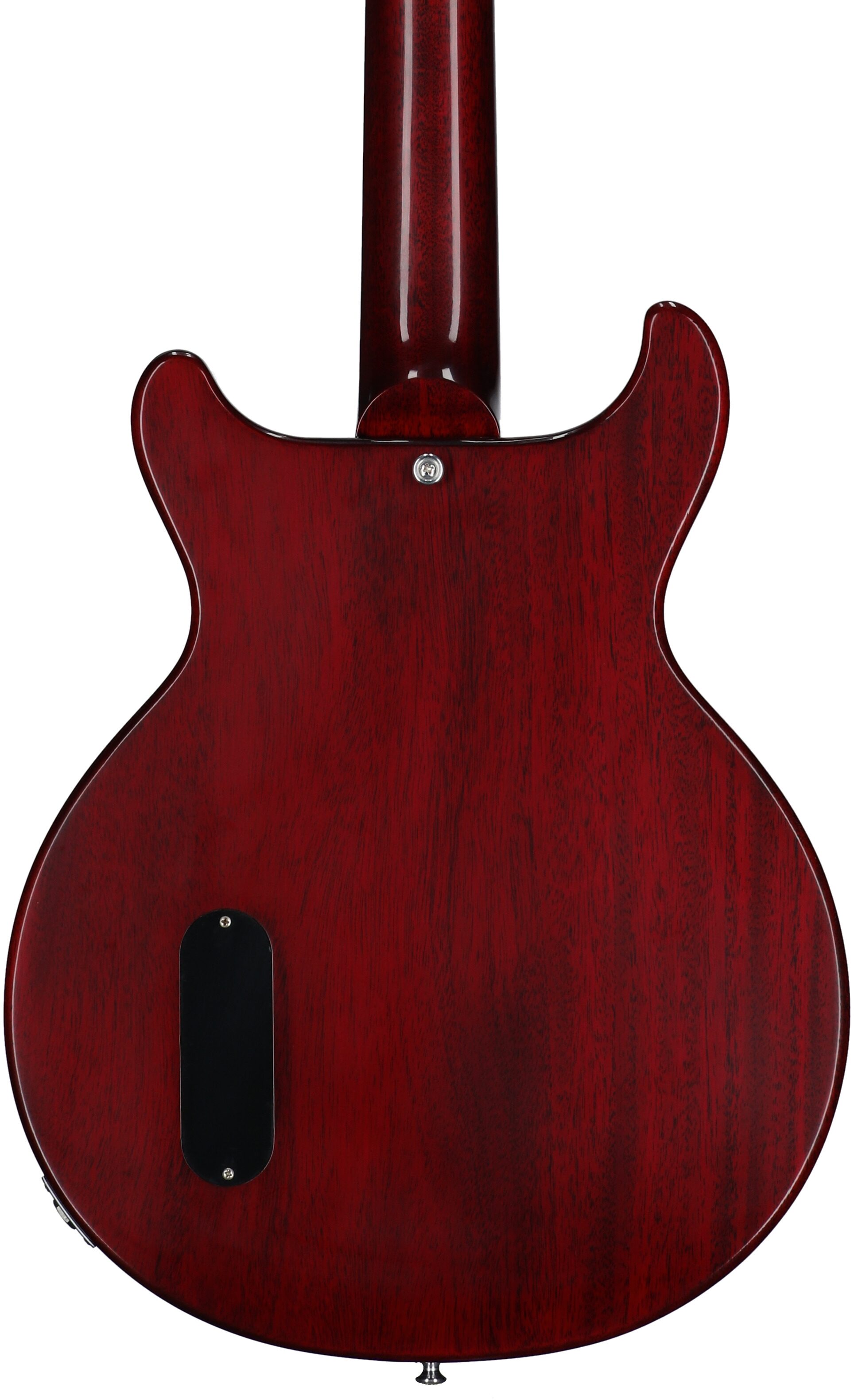 Gibson Custom 1958 Les Paul Junior Double Cut Reissue Electric Guitar (with Case), Cherry, Serial Number 85351, Body Straight Back