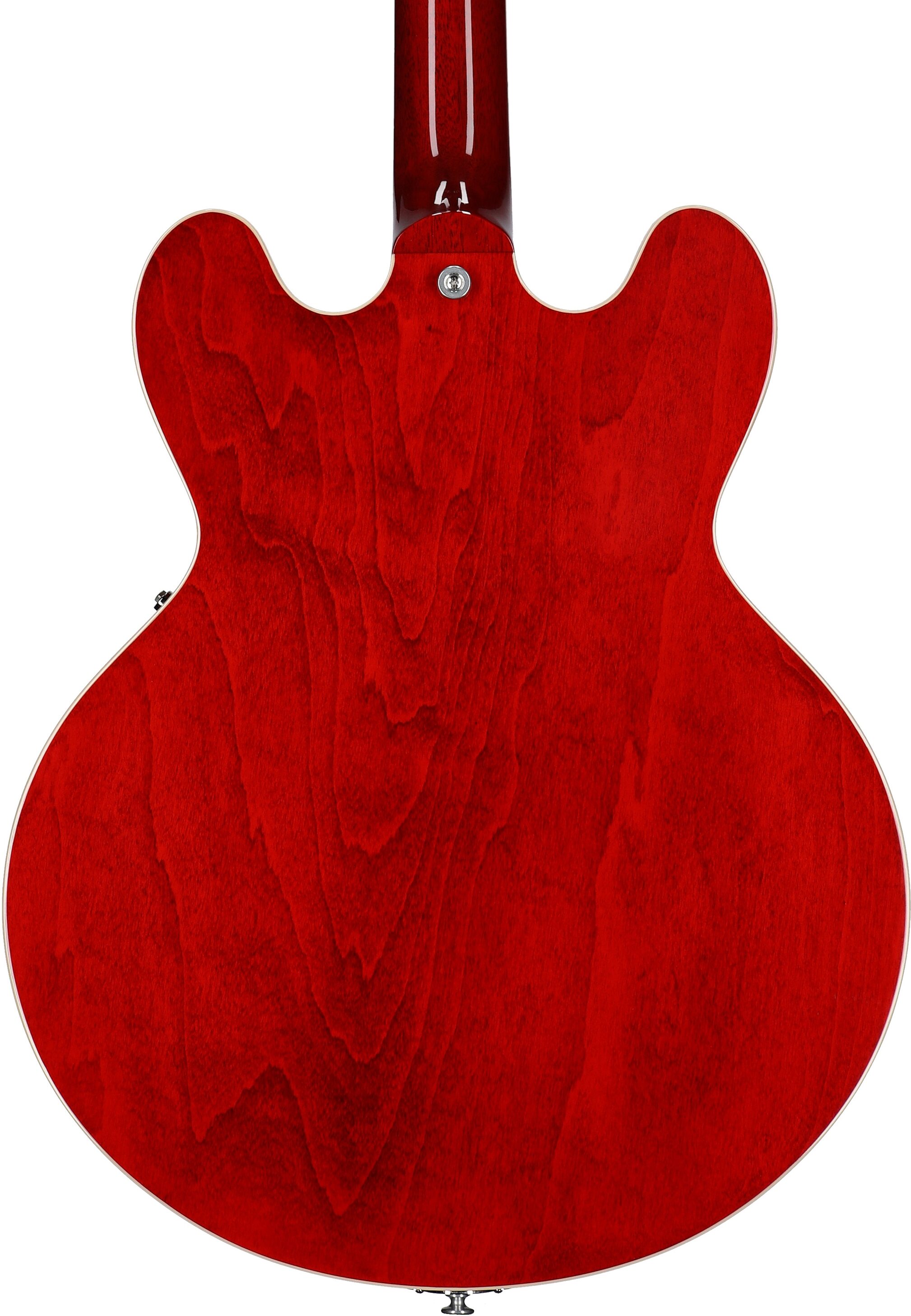 Gibson ES-330 Hollow Body Electric Guitar (with Case), Sixties Cherry, Serial Number 234740263, Body Straight Back