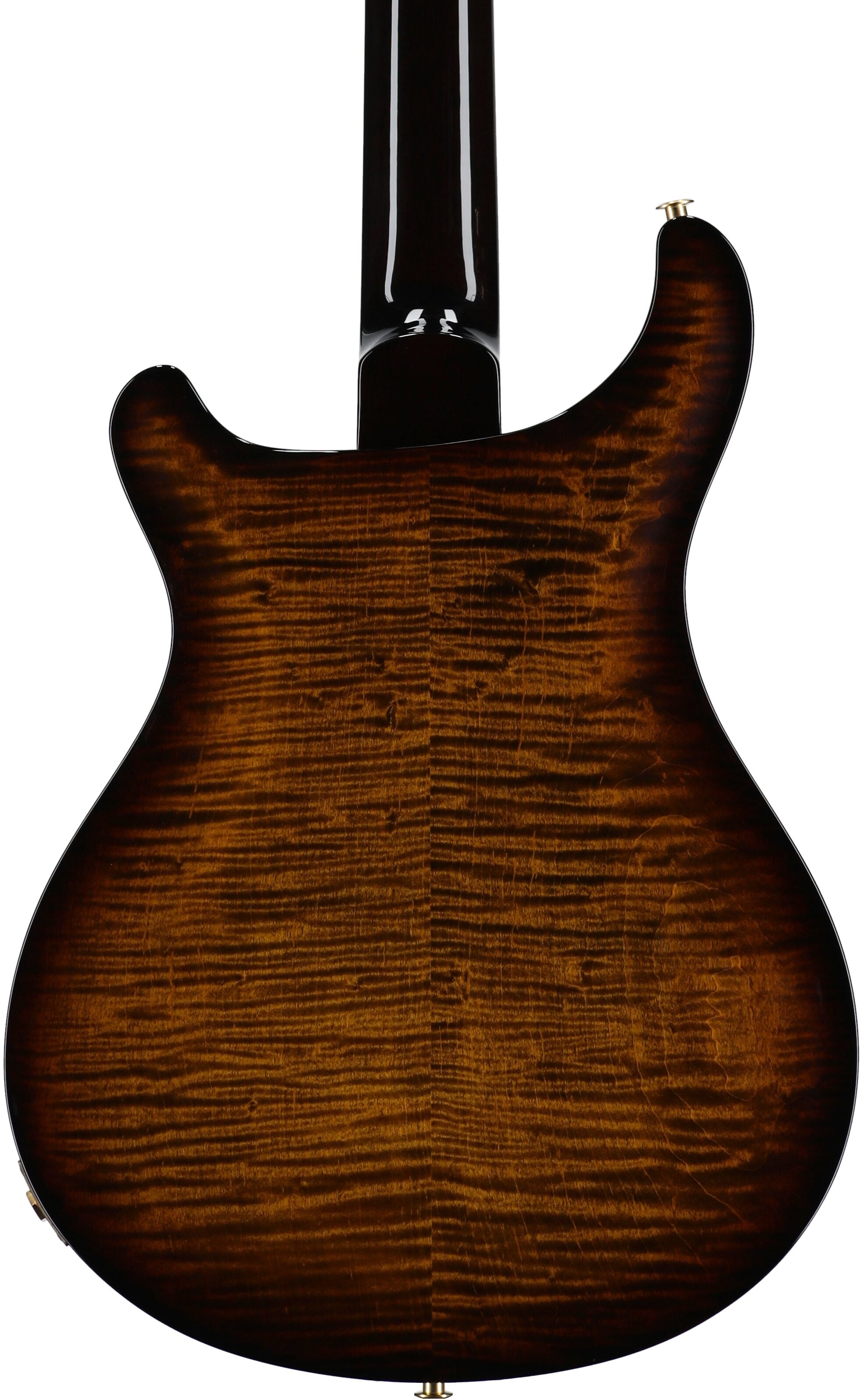 PRS Paul Reed Smith McCarty 594 Hollowbody II 10-Top Electric Guitar (with Case), Black Gold Burst, Serial Number 0388960, Body Straight Back