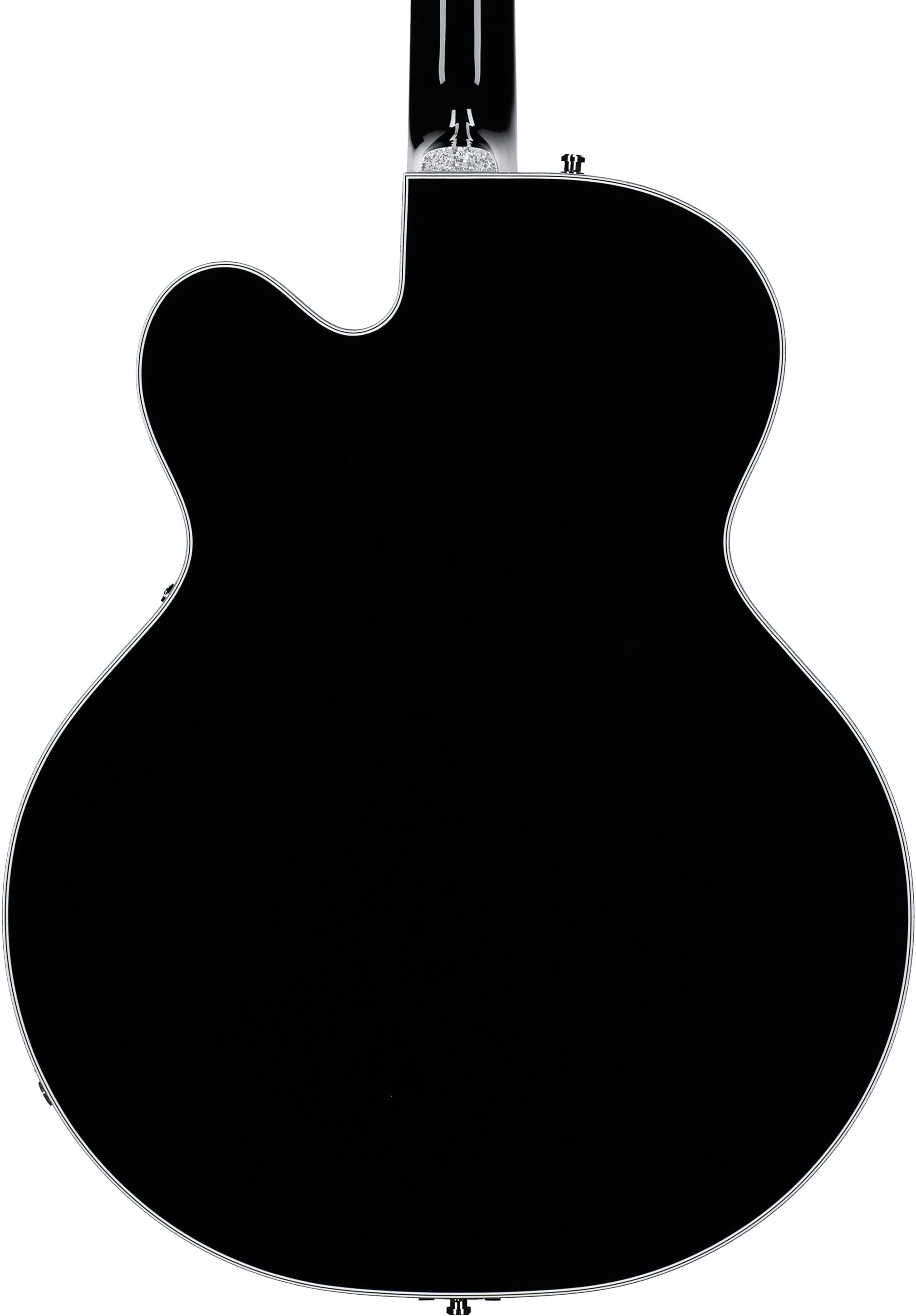 Gretsch Pro Collection Falcon Electric Guitar (with Case), Black, Serial Number JT25020666, Body Straight Back