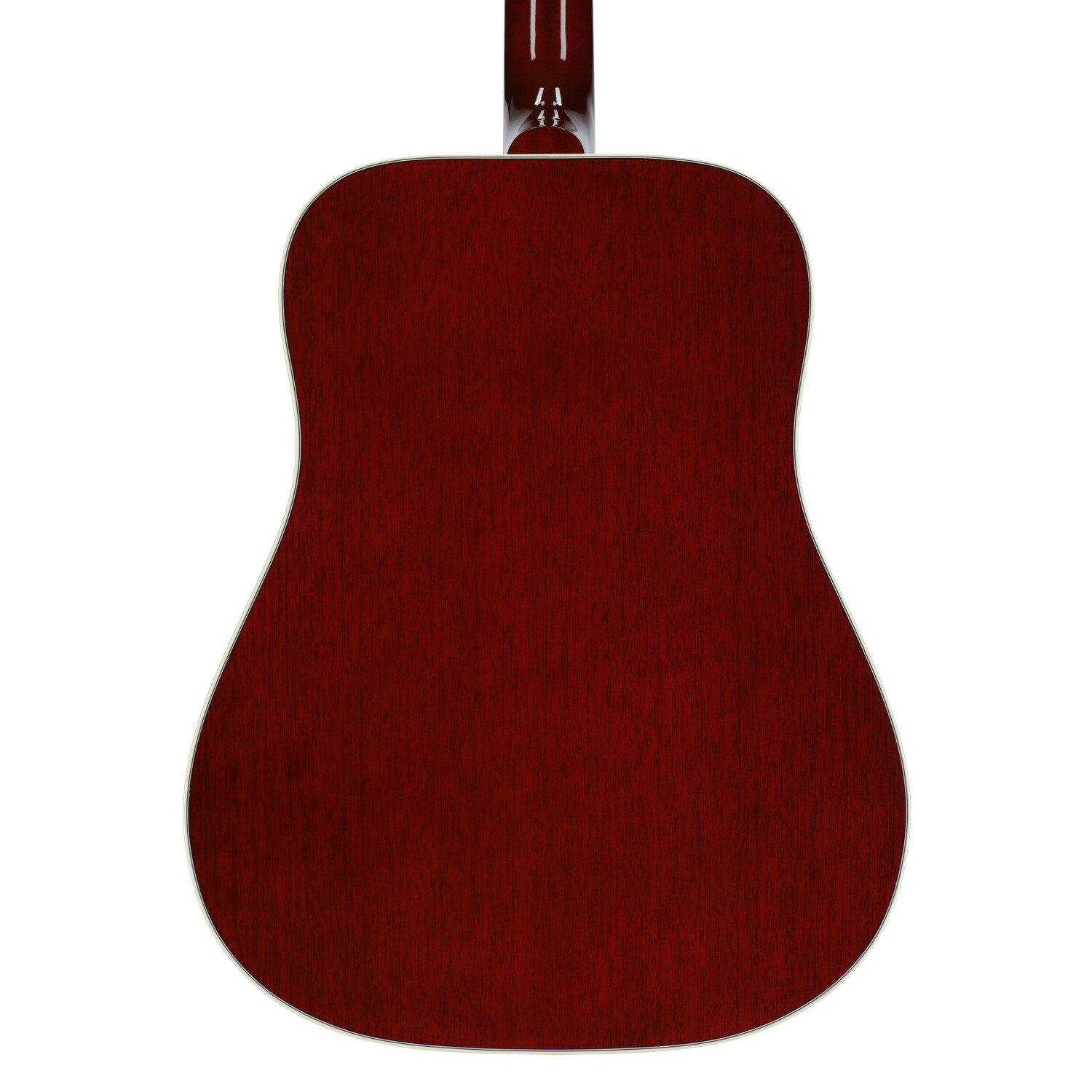 Gibson Limited Edition Hummingbird Standard Acoustic-Electric Guitar (with Case), Wine Red, Serial Number 23304091, Body Straight Back