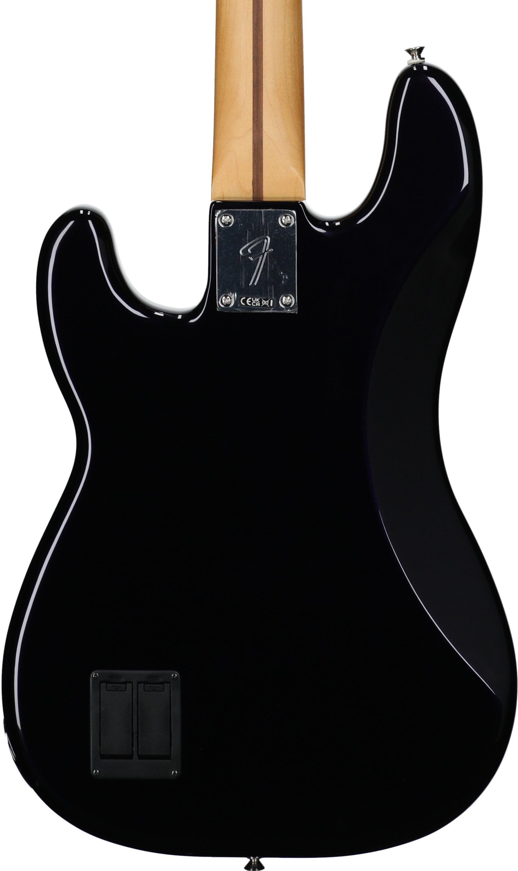 Fender Player II Modified Active Precision Electric Bass, Maple Fingerboard (with Gig Bag), Dusk, Body Straight Back