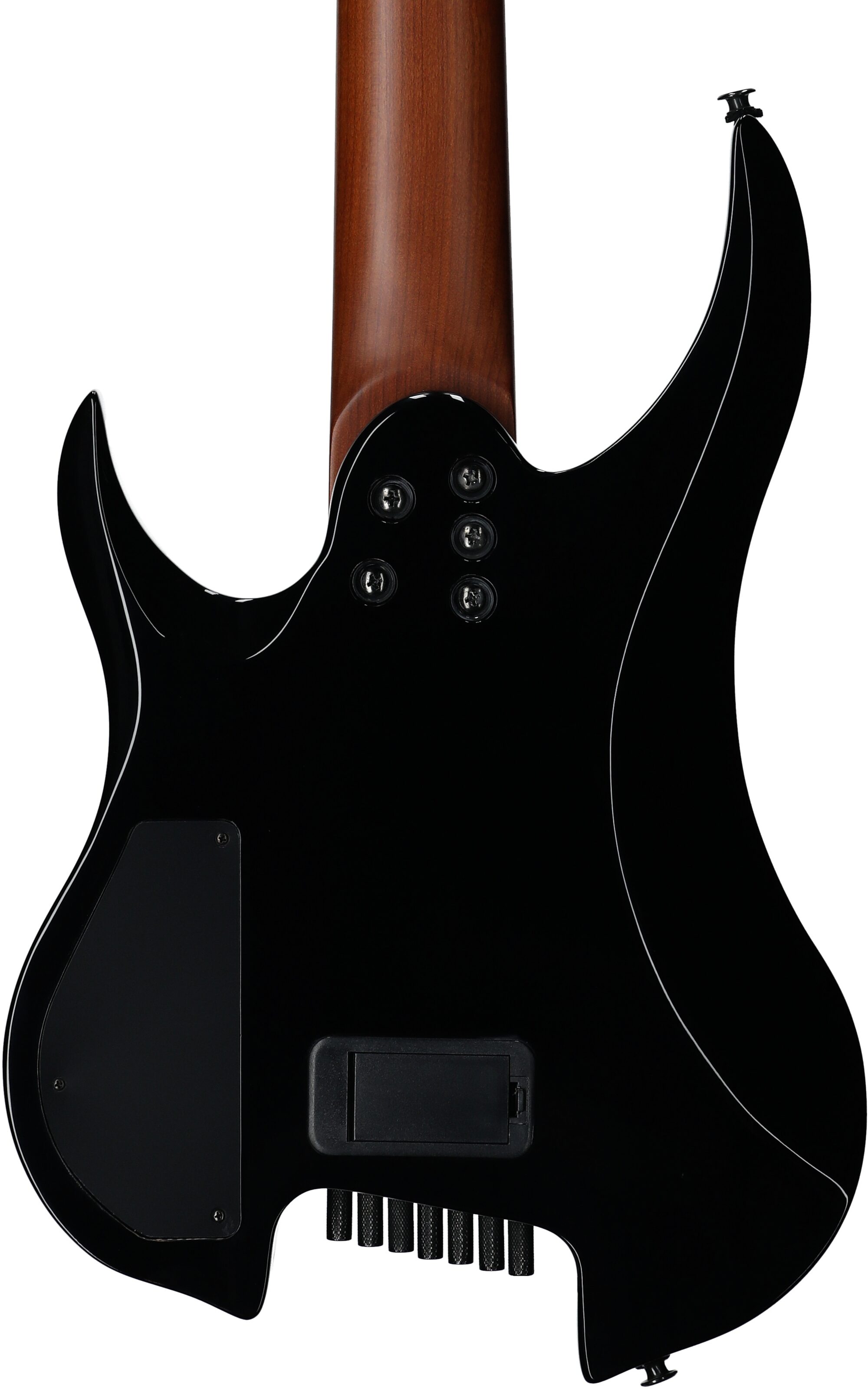 Legator Ghost 7 OD Multi-Scale Guitar, Jupiter Burst, Body Straight Back