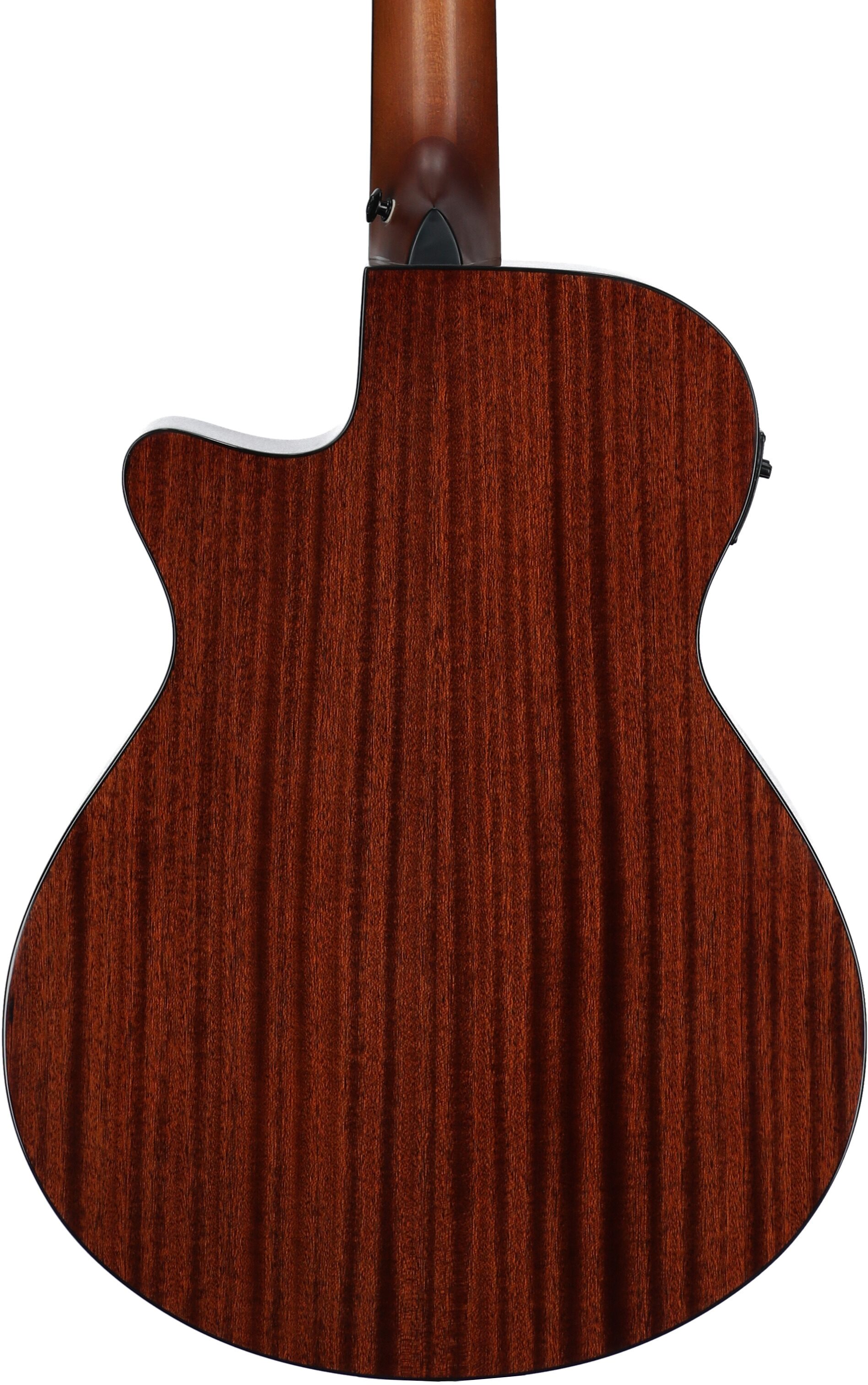 Ibanez AEGB25E Acoustic-Electric Bass, Transparent Black Burst Hi Gloss, Body Straight Back