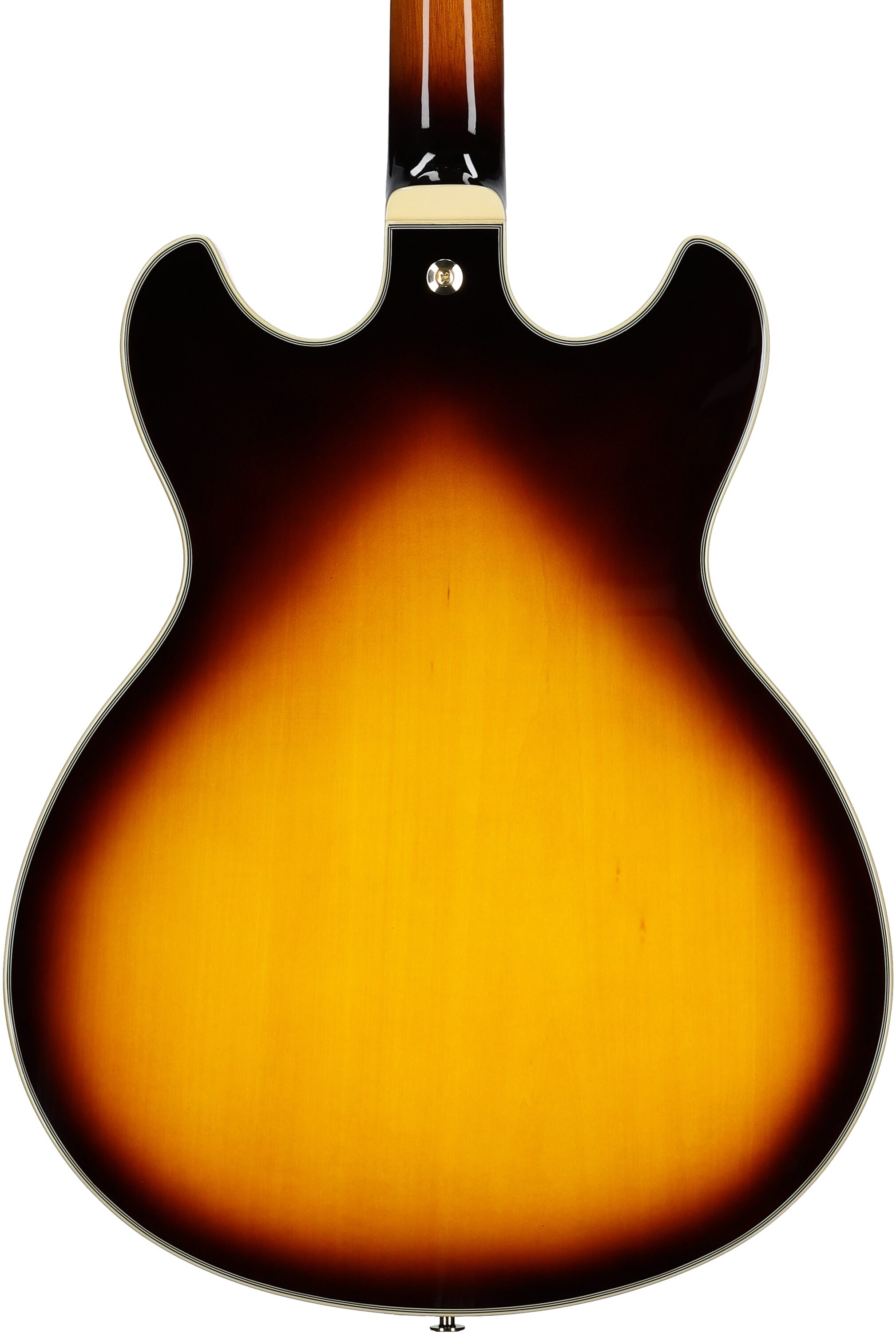 Ibanez JSM10EM John Scofield Electric Guitar, Two-Tone Burst, Body Straight Back