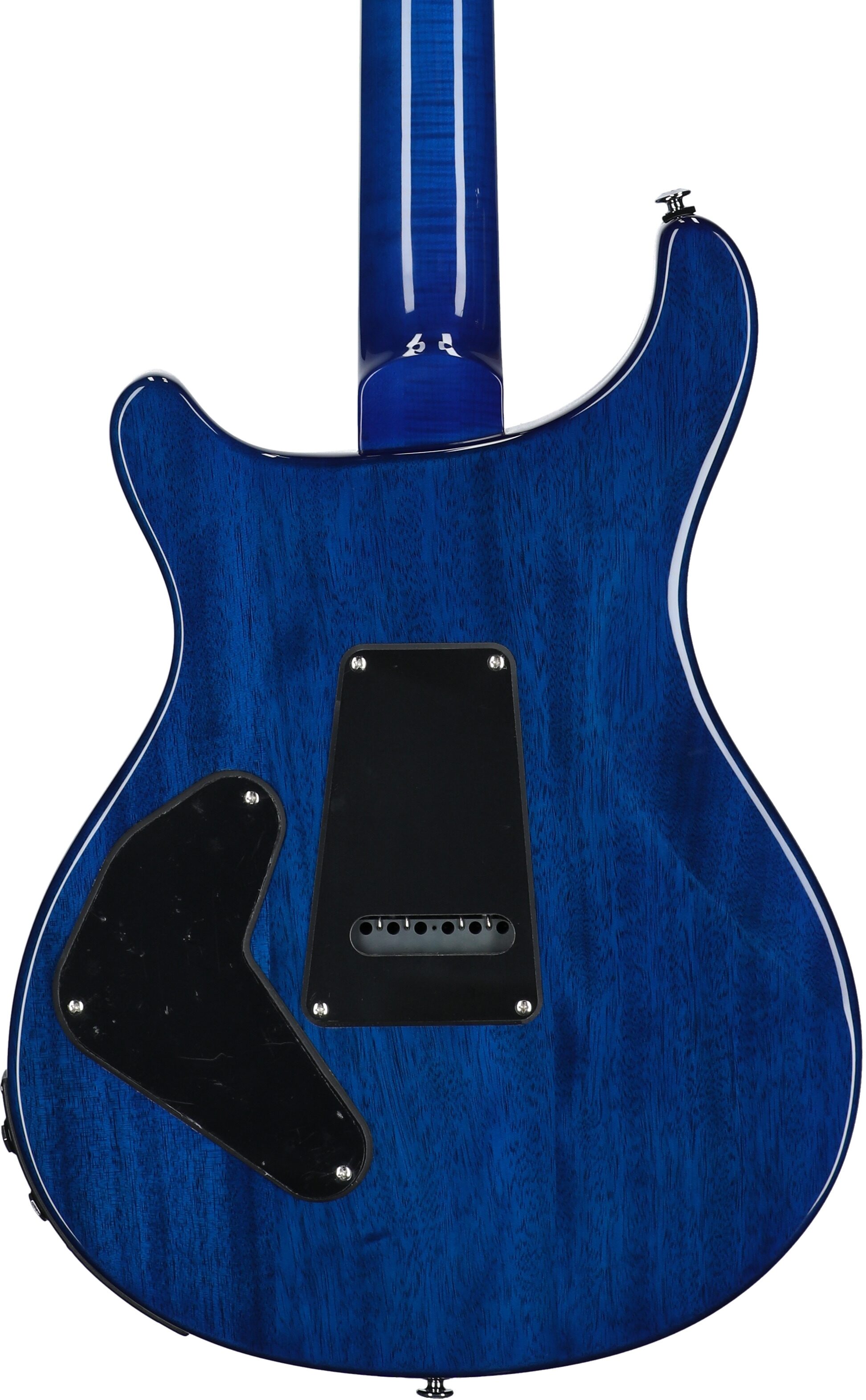PRS Paul Reed Smith SE Custom 24 Semi-Hollow Piezo Electric Guitar (with Gig Bag), Lake Blue, Body Straight Back