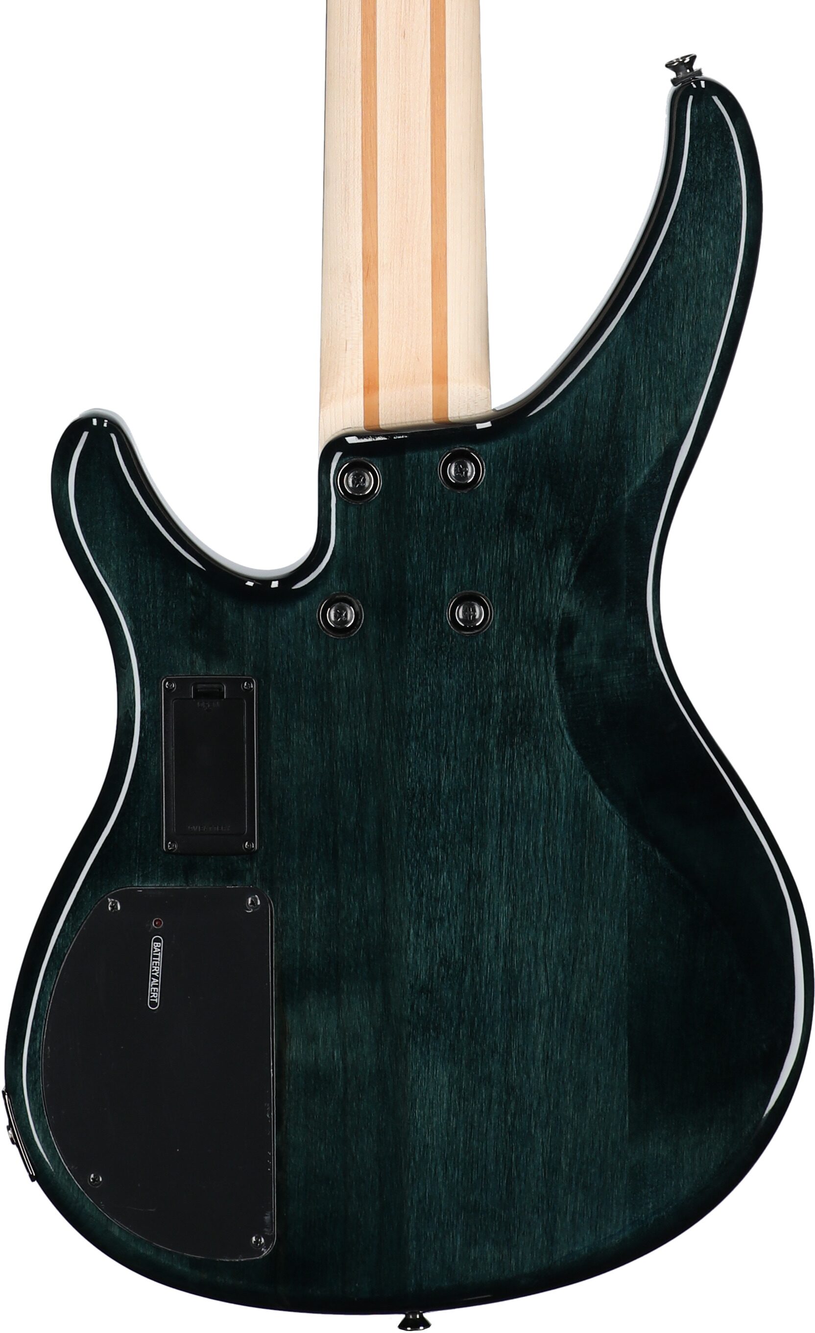 Yamaha TRBX605FM Electric Bass, 5-String, Indigo Blue, Body Straight Back