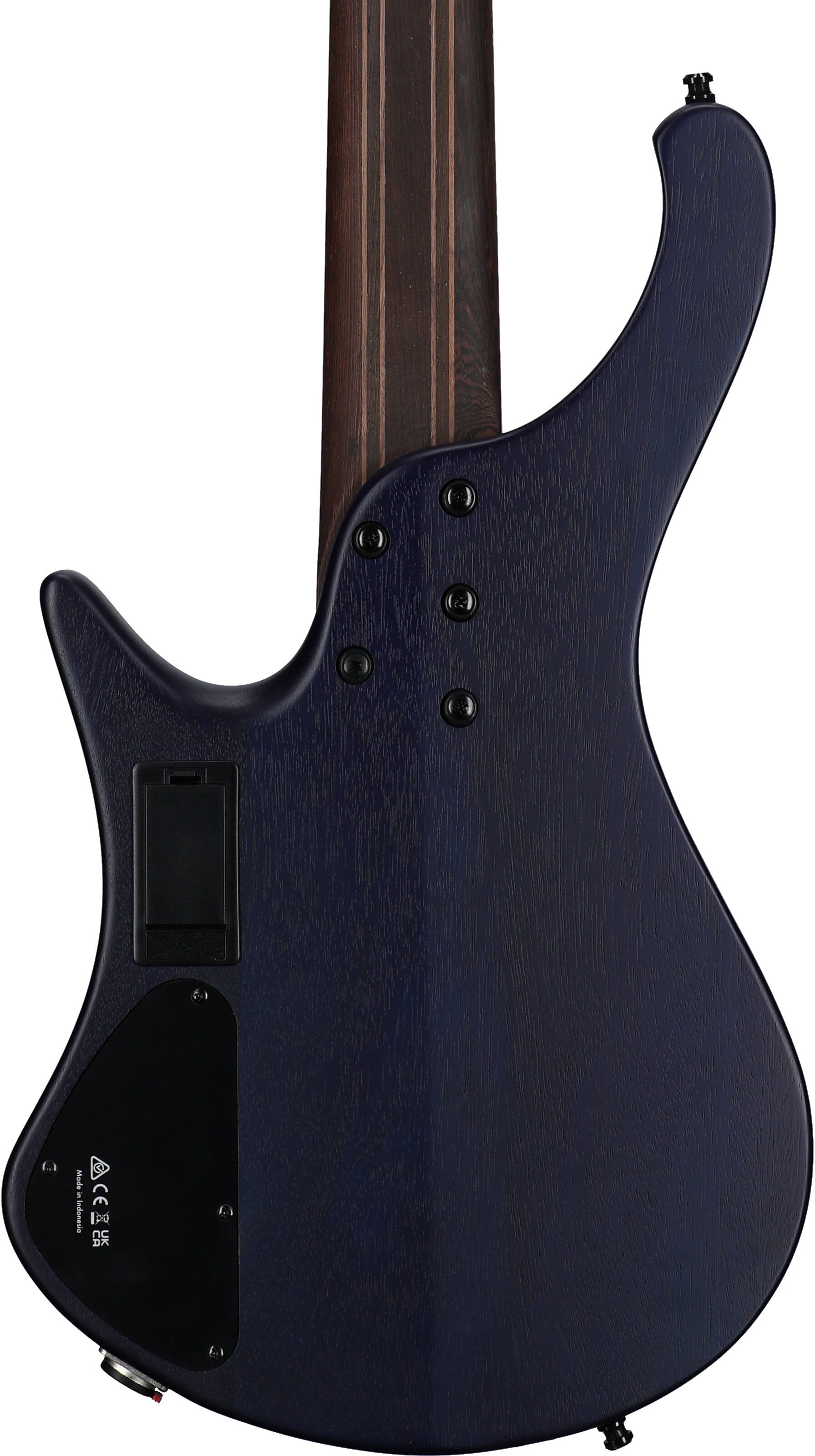 Ibanez EHB1505MS Bass Guitar, 5-String (with Gig Bag), Pacific Blue Burst, Body Straight Back