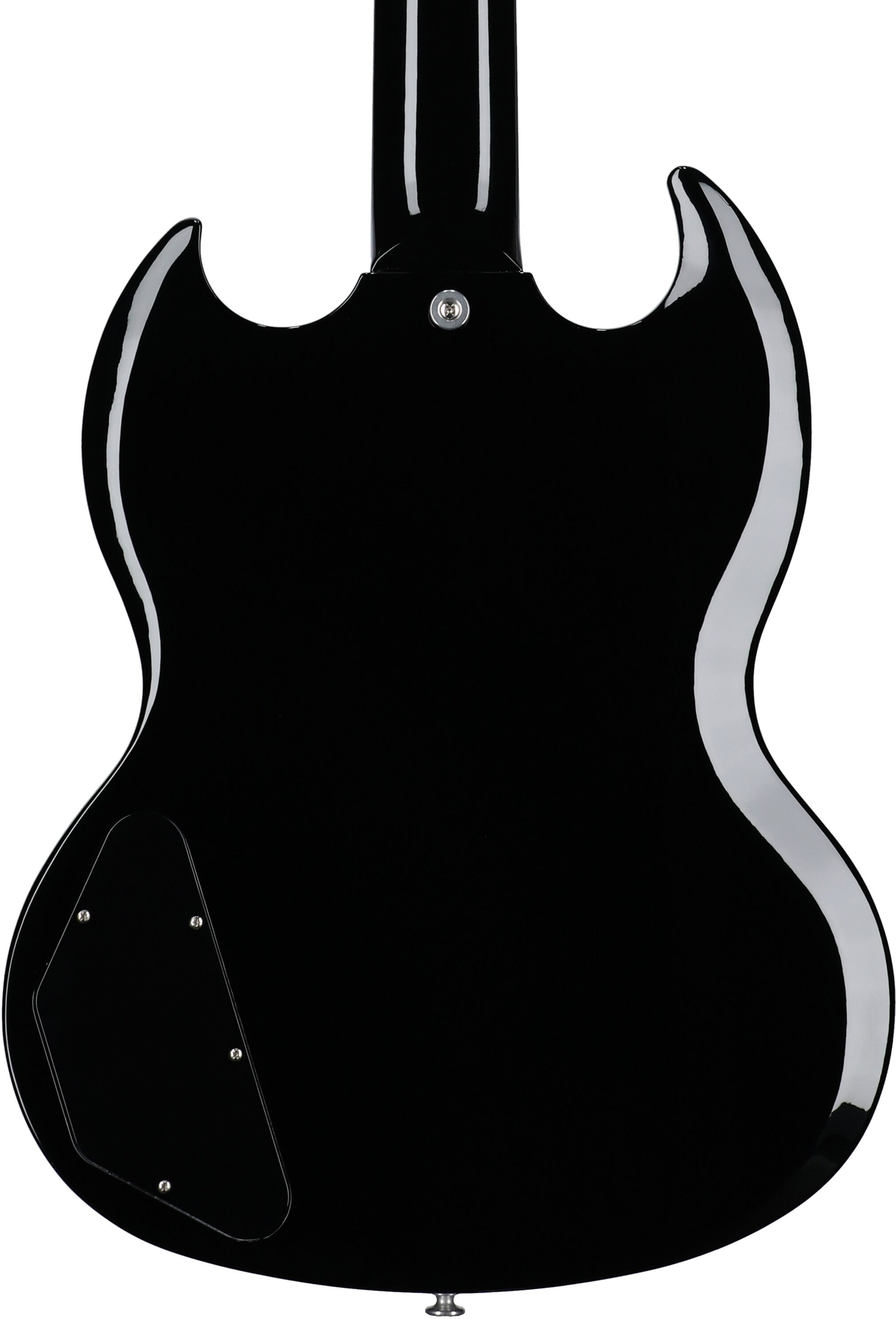 Gibson SG Standard '61 Custom Color Electric Guitar (with Case), Pelham Blueburst, Body Straight Back