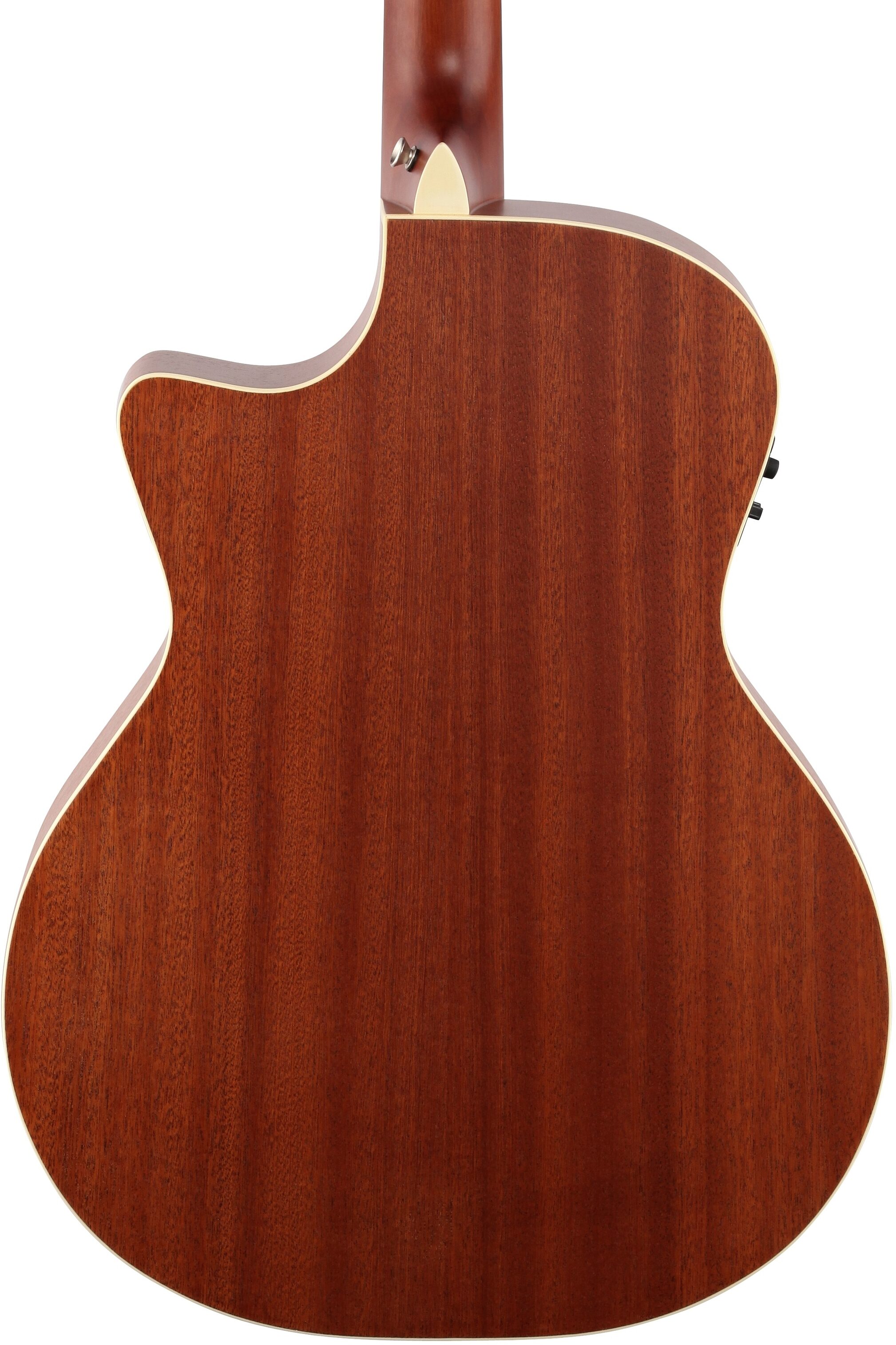 Luna Heartsong Grand Concert Acoustic-Electric Guitar with USB, New, Body Straight Back